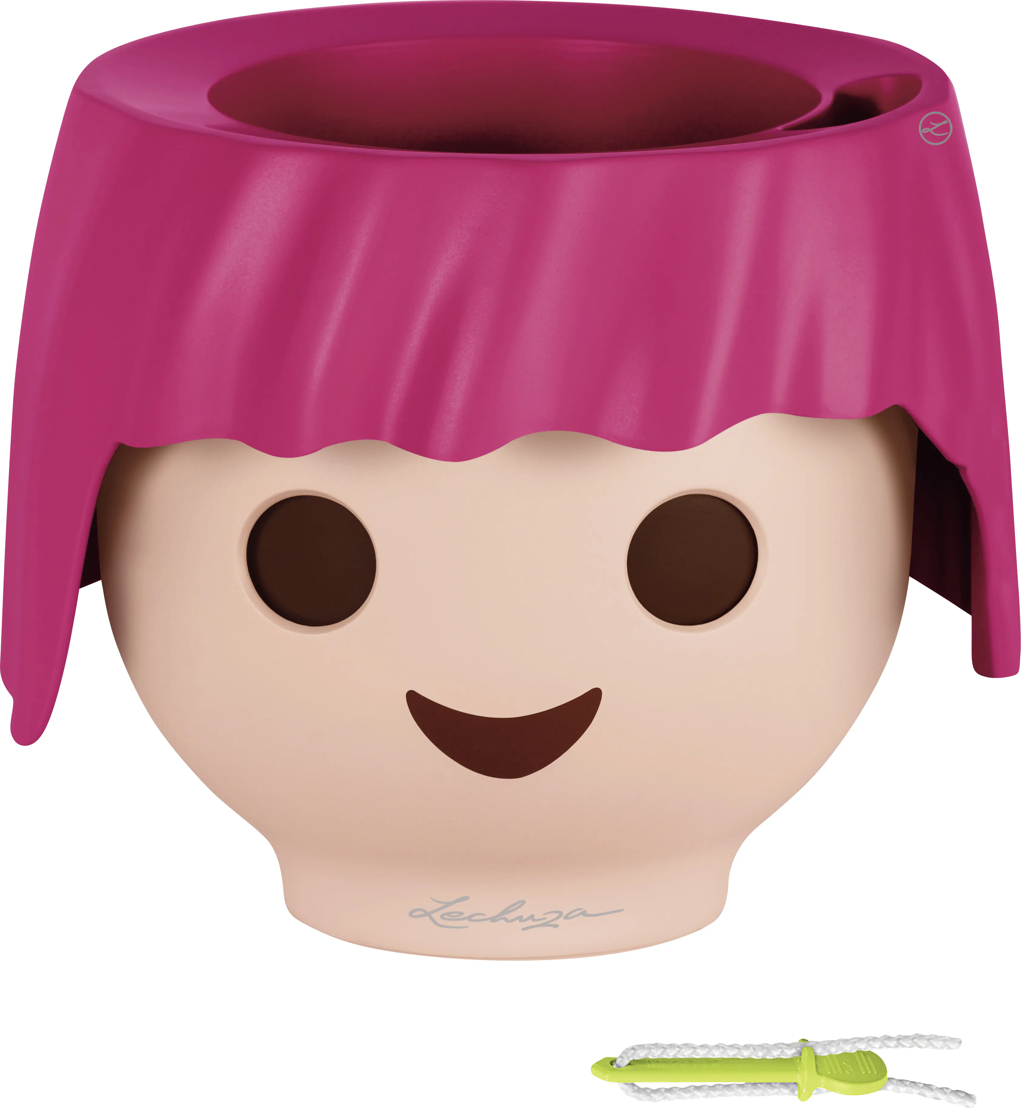 Lechuza Blumentopf Playmobil® OJO Ø 21 cm ruby pink
