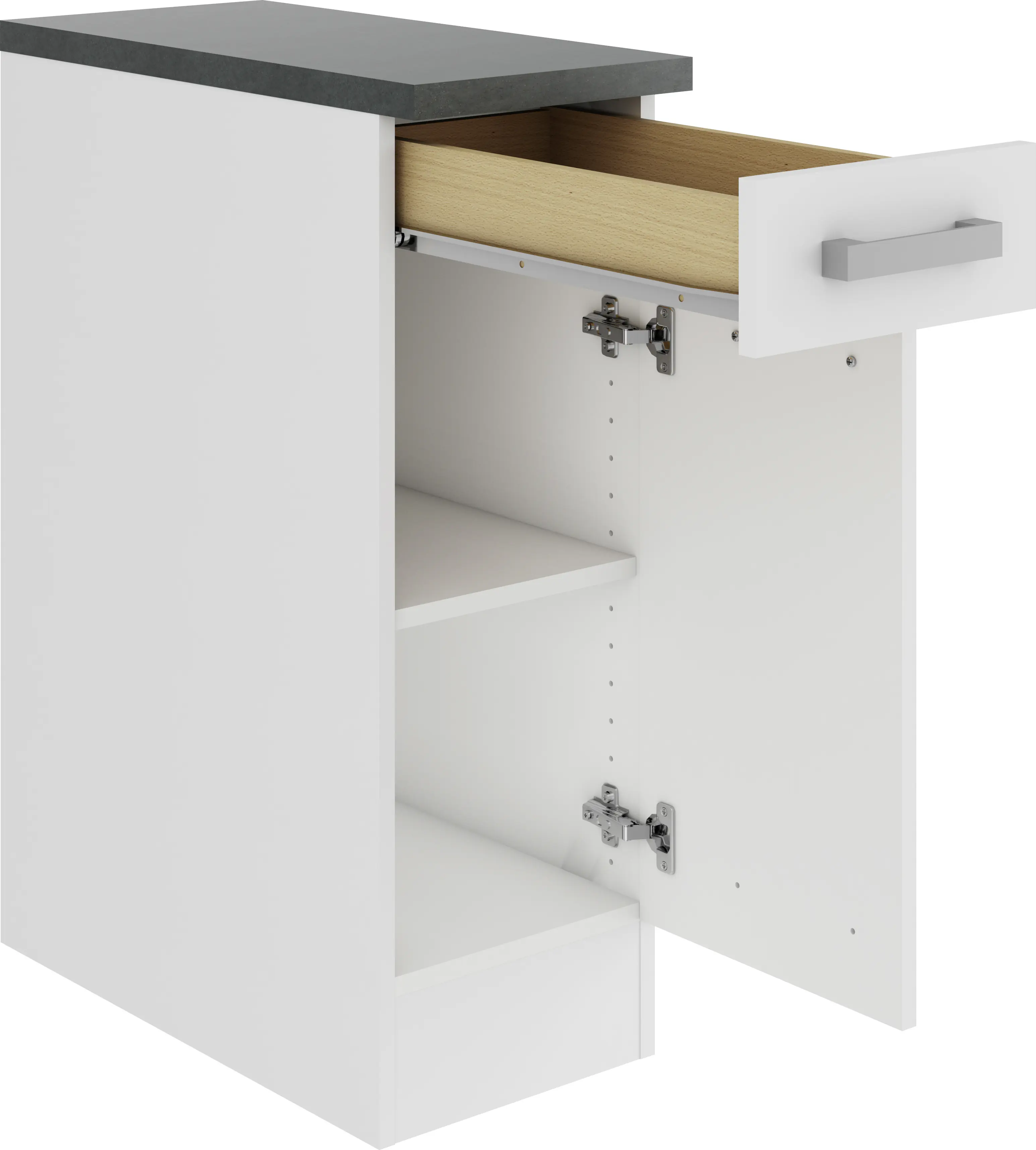 Optifit Unterschrank Oslo 214 weiß 30 cm