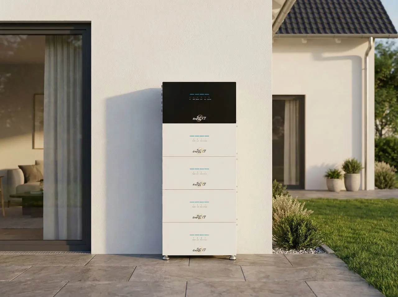 SunEnergyXT Balkonkraftwerkspeicher Kopfspeicher 500 5024 Wh 800 W bidirektionaler-Wechselrichter