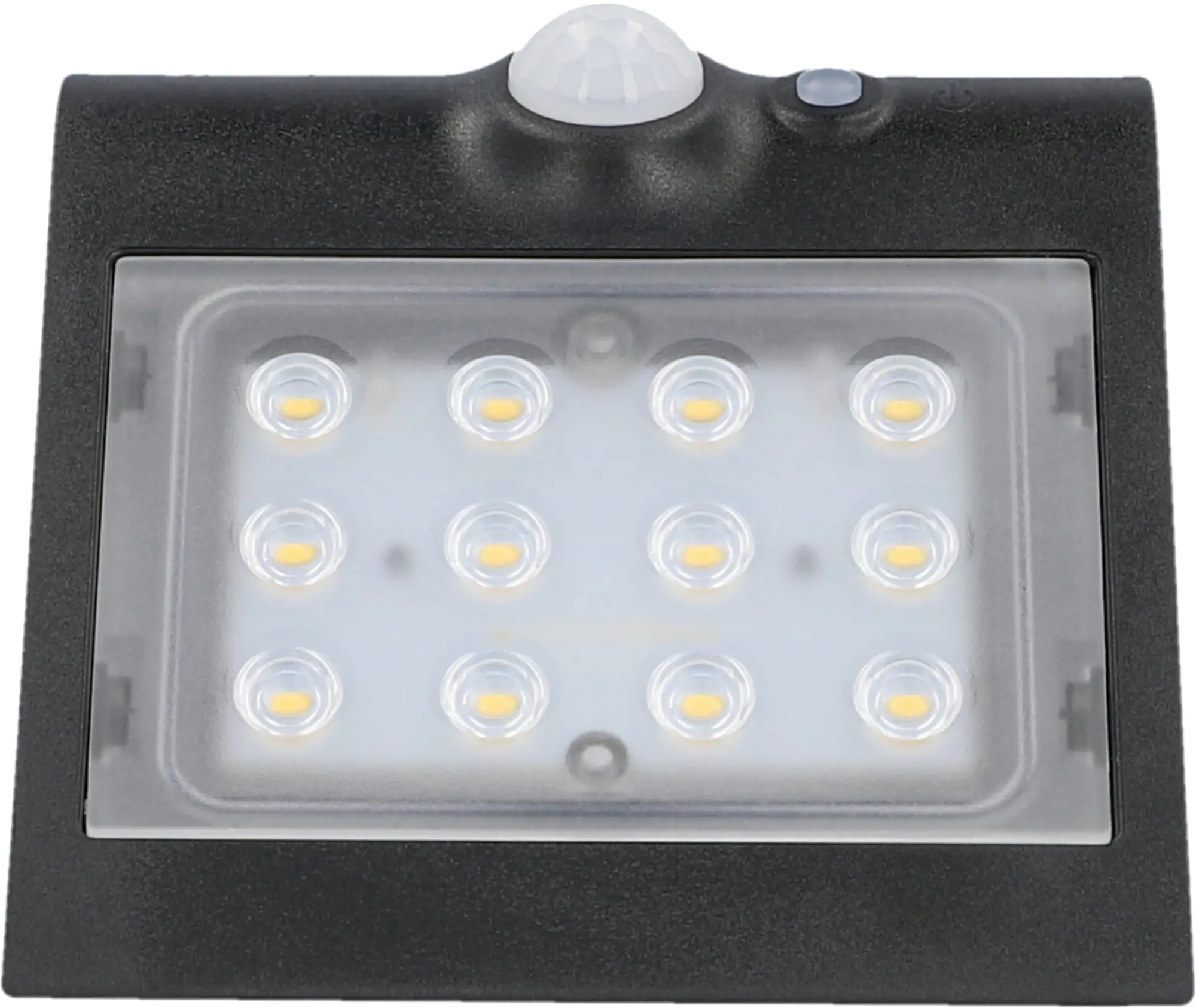 UniTec LED Solar-Wandleuchte schwarz mit Bewegungsmelder 1,5 W 220 lm UniTec LED Solar-Wandleuchte schwarz mit Bewegungsmelder 1,5 W 220 lm