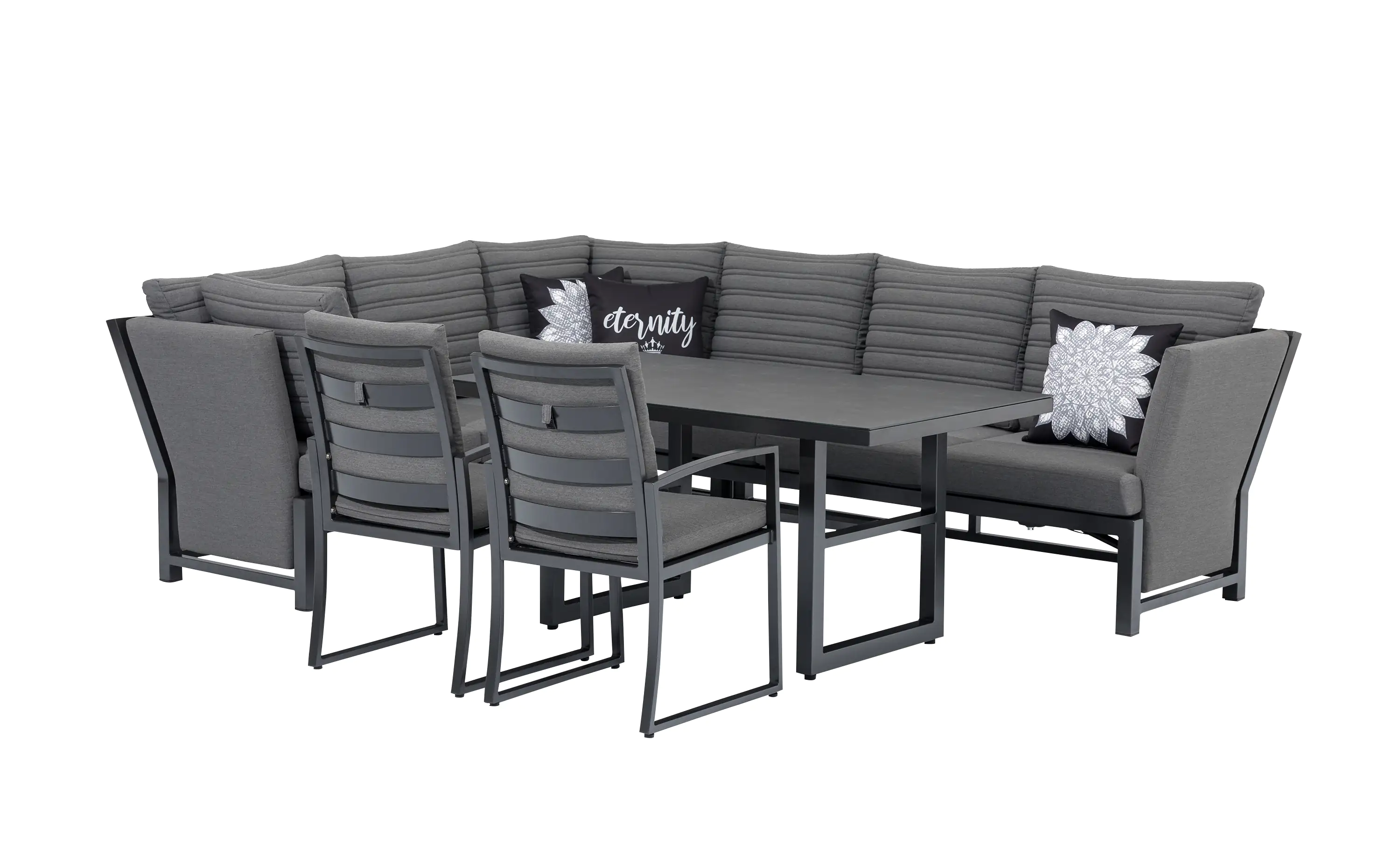 Primaster Dining Lounge Möbelset Ravenna mit wetterfestem Bezug Primaster Dining Lounge Möbelset Ravenna mit wetterfestem Bezug