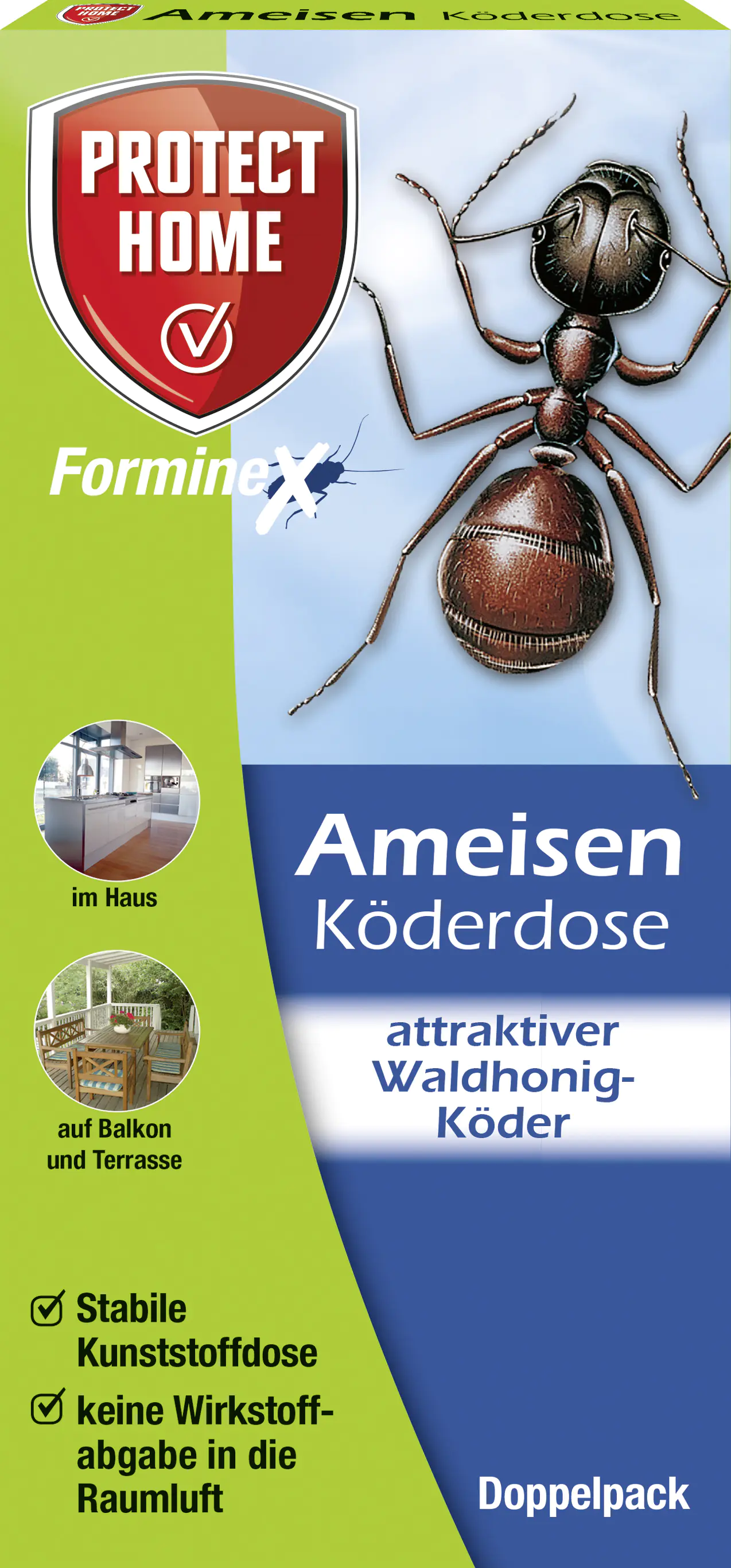 Protect Home FormineX Ameisen Köderdose 2 Stück