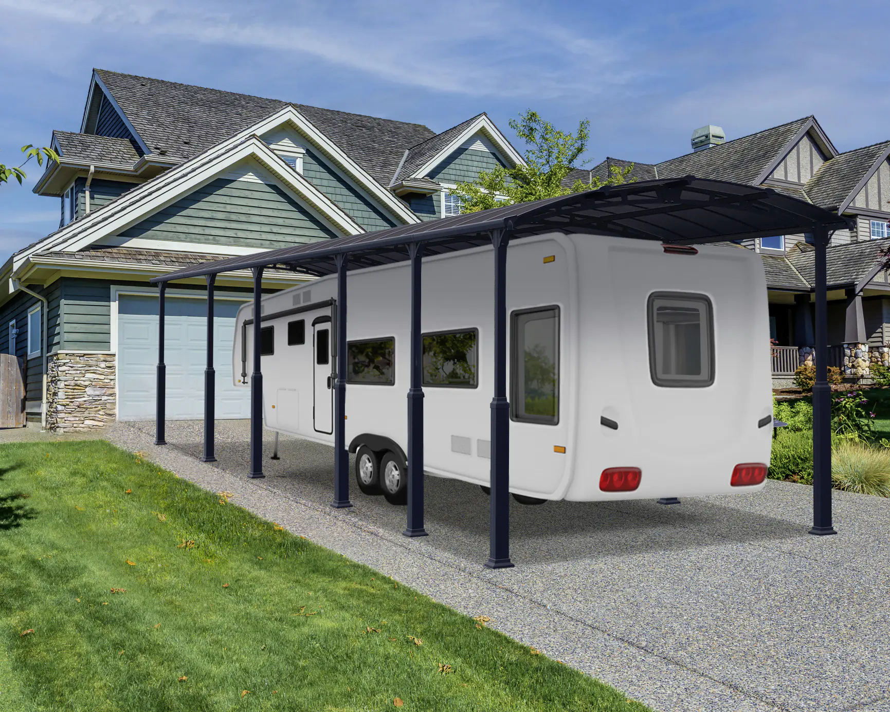 Canopia Carport Arcadia Alpine 12700 1290 x 359 x 307 cm Canopia Carport Arcadia Alpine 12700 1290 x 359 x 307 cm