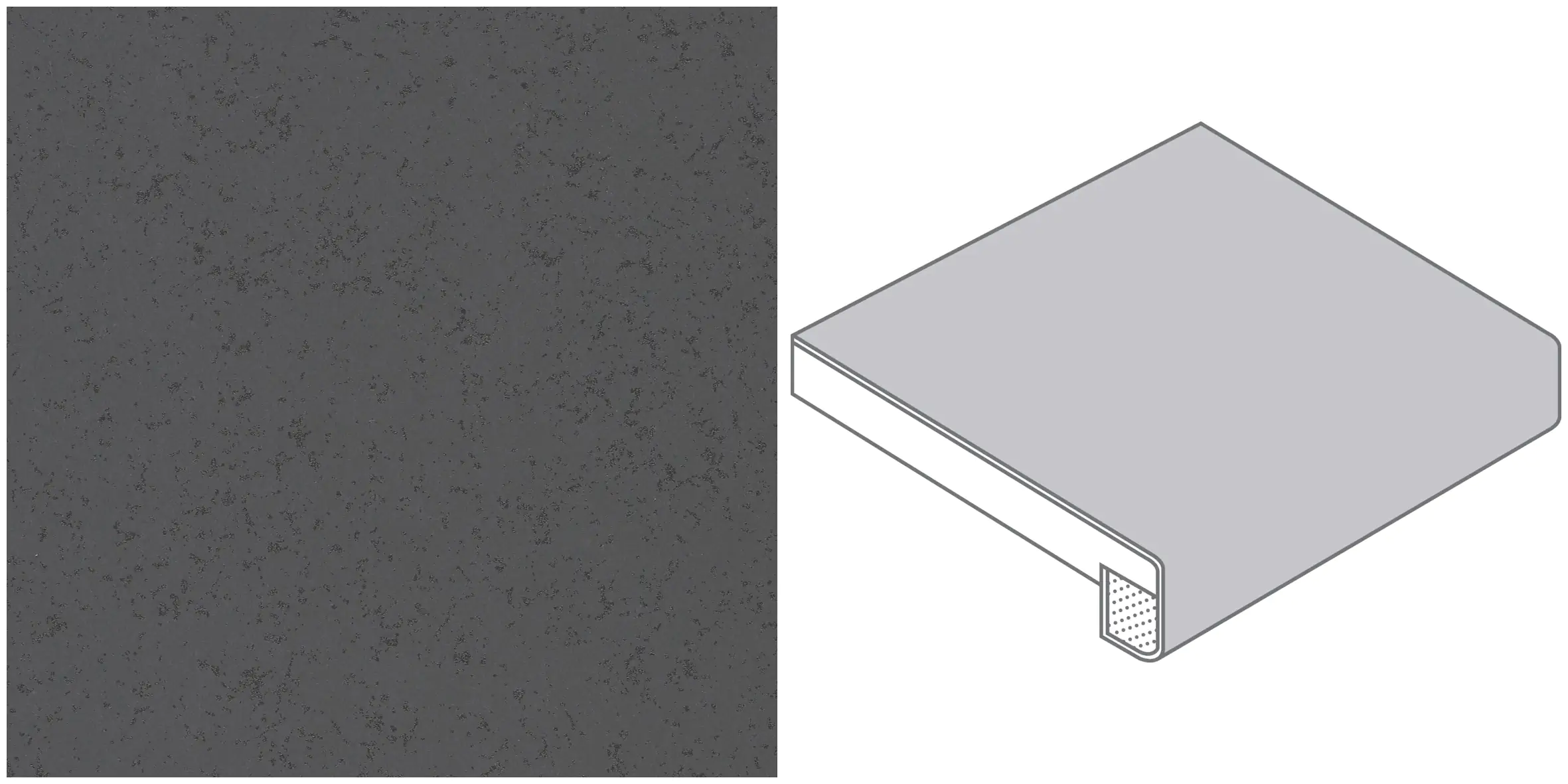 GetaElements Fensterbank InStyle taubengrau 4100 x 300 x 18,8 mm kaufen