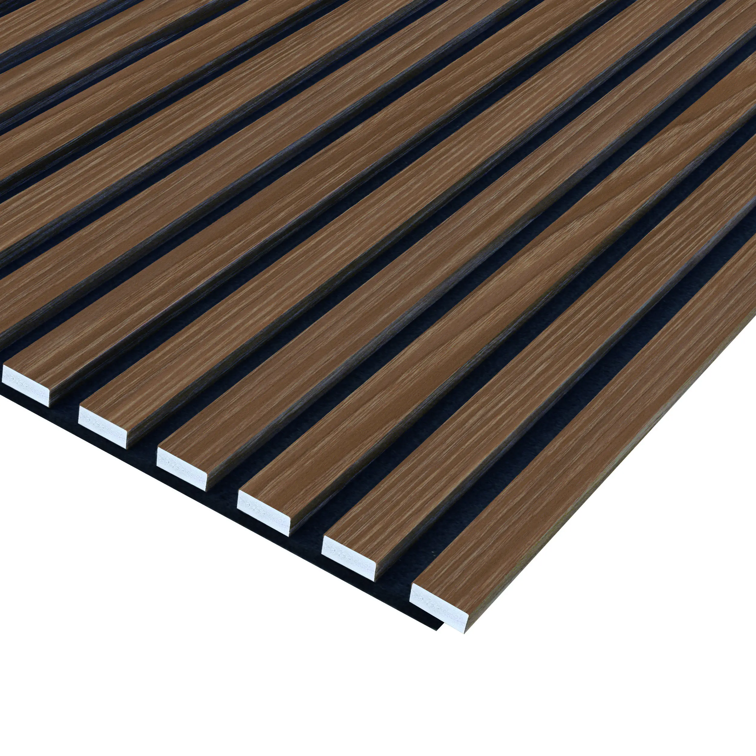 Neuhofer Akustikpaneel Eiche foliert 240 x 57,2 x 1,9 cm braun 