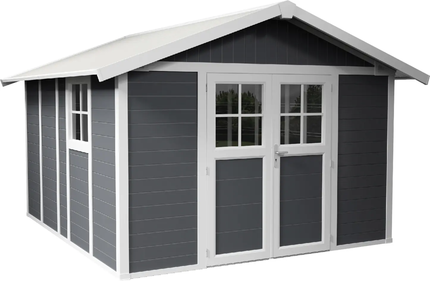 Grosfillex Gartenhaus Deco H 11 370 x 407 cm (inkl. Dachüberstand)