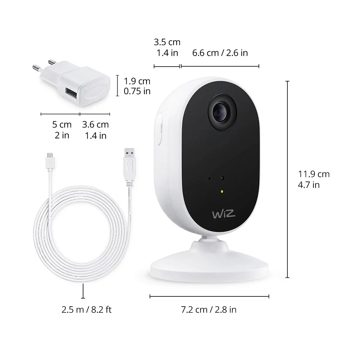 WiZ Sichheits-Kamera für Innen Wifi 1080 P WiZ Sichheits-Kamera für Innen Wifi 1080 P