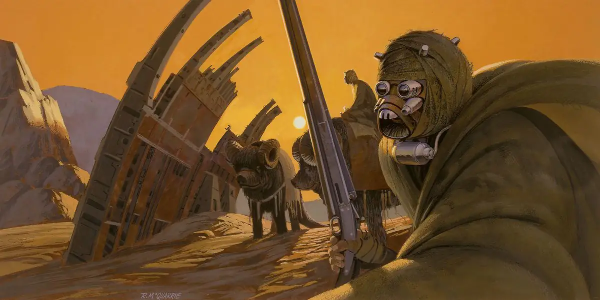 4055065510816 Komar Vlies Fototapete Star Wars Classic Tusken-Räuber 500 x 250 cm