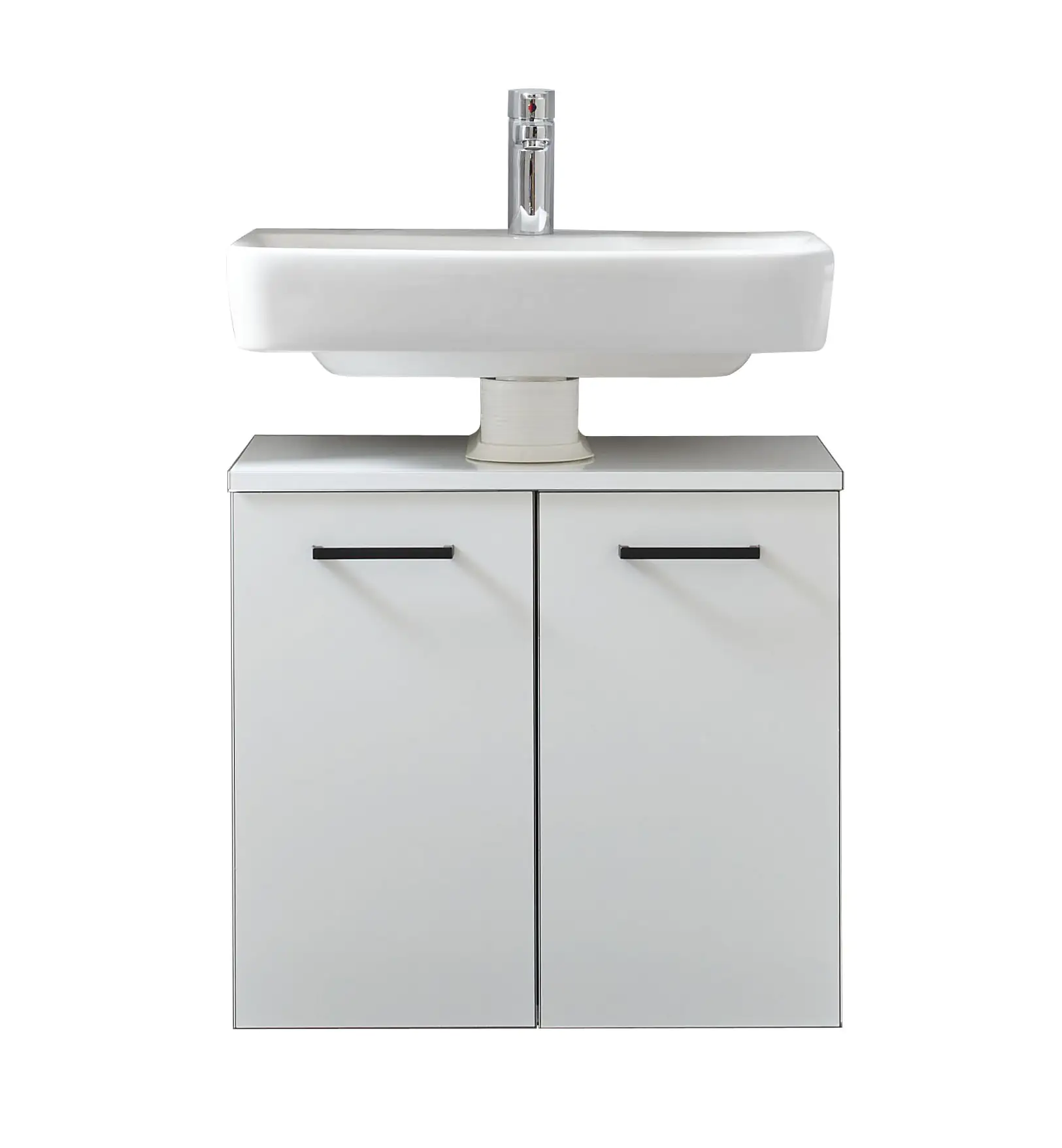 Pelipal Waschbeckenunterschrank Quickset 930 2 Drehtüren, Siphonausschnitt, Türdämpfer Pelipal Waschbeckenunterschrank Quickset 930 2 Drehtüren, Siphonausschnitt, Türdämpfer