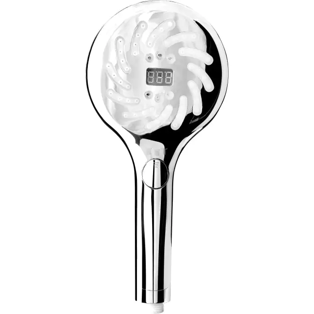 Cornat LED-Handbrause mit digitaler Temperaturanzeige und Farbwechsel 3 Strahlarten