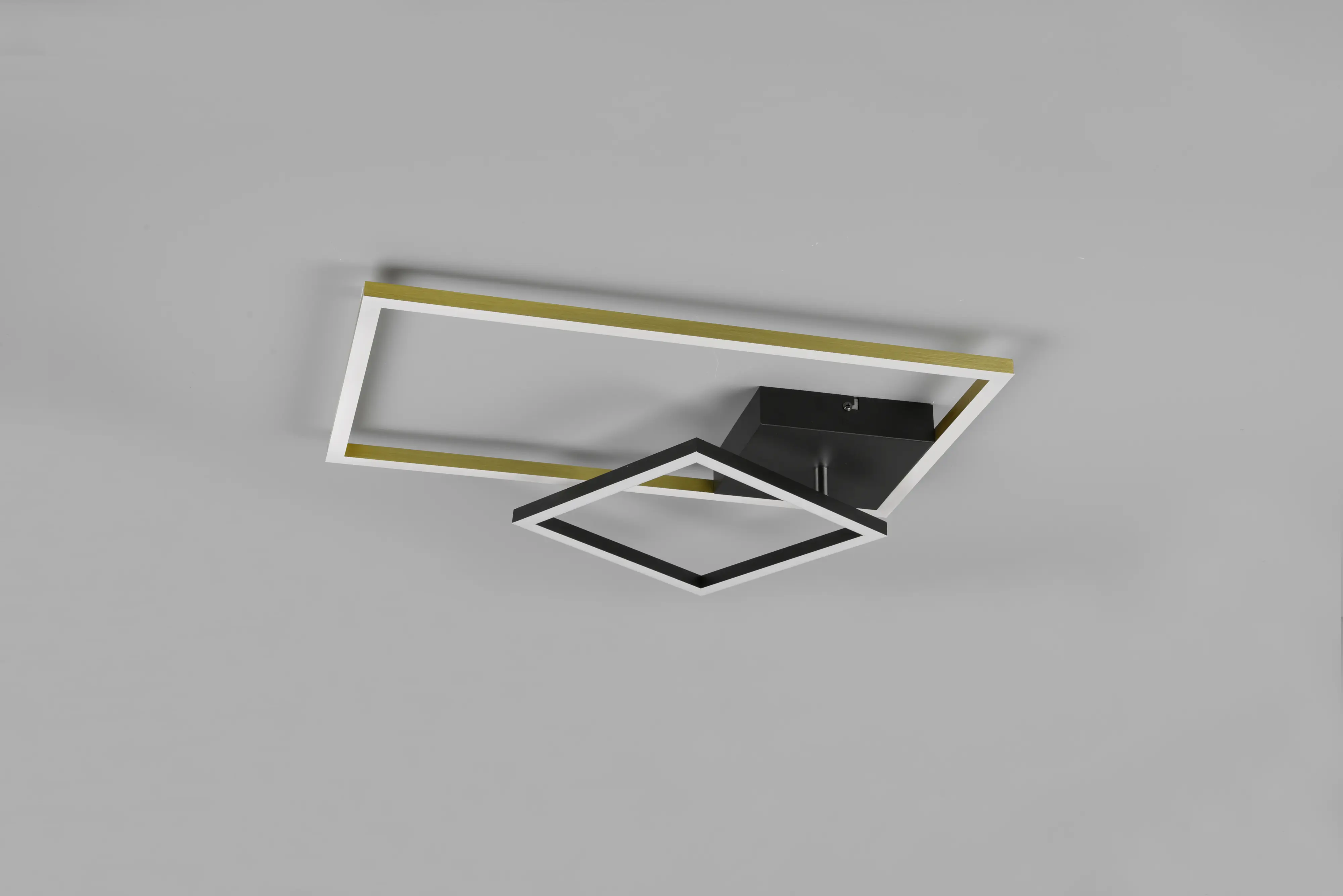 Reality LED Deckenleuchte Padella schwarz, gold, Switch Dimmer, schwenkbar Reality LED Deckenleuchte Padella schwarz, gold, Switch Dimmer, schwenkbar