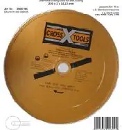 Cross Tools Trennscheibe Ø 230 x 22,23 mm für CSC 1100 & CSC 1000