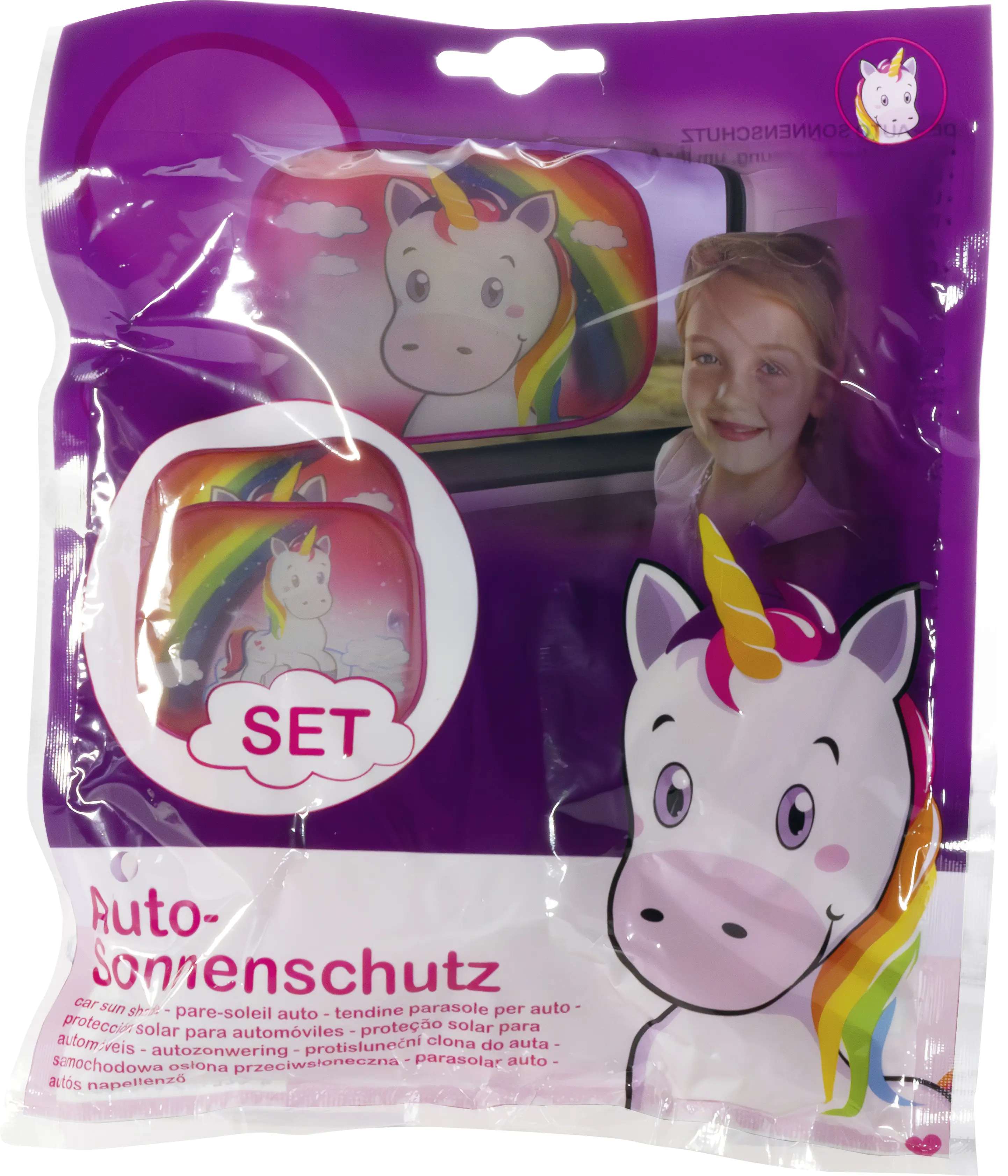 HITS4KIDS Sonnenschutz Siggi Einhorn 2 Stück