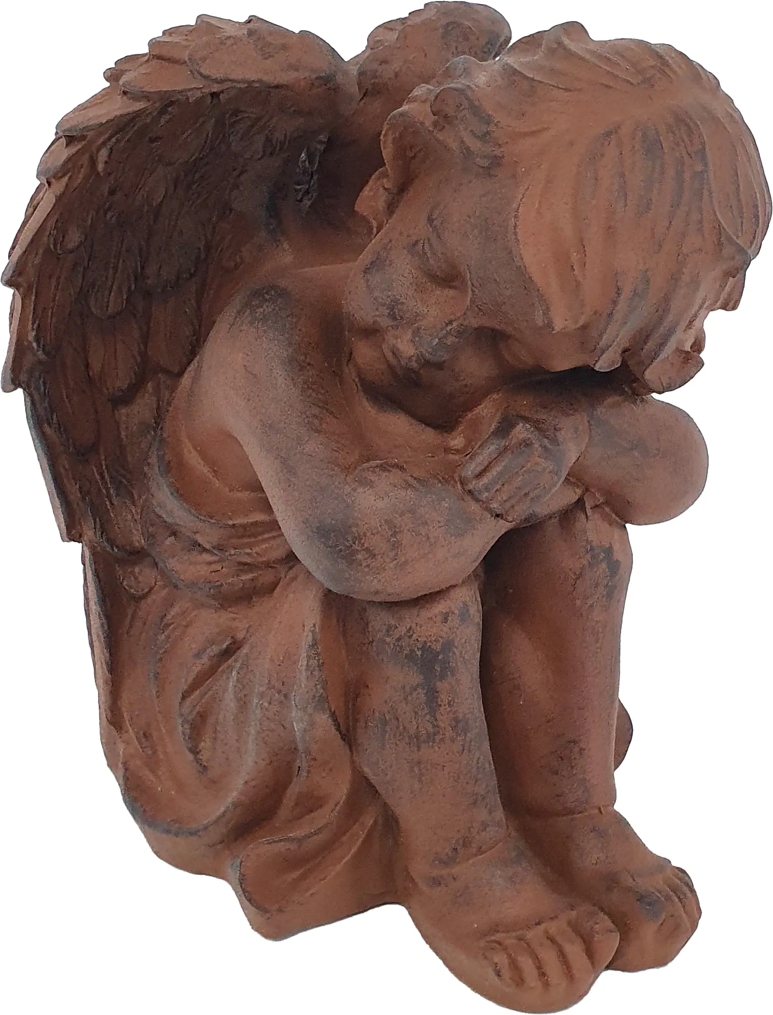 Dekofigur Engel Rostoptik 35 x 23 x 31 cm