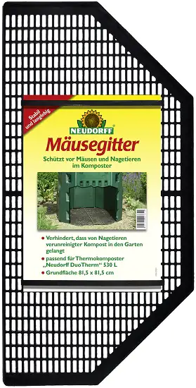 Mäusegitter für Komposter
