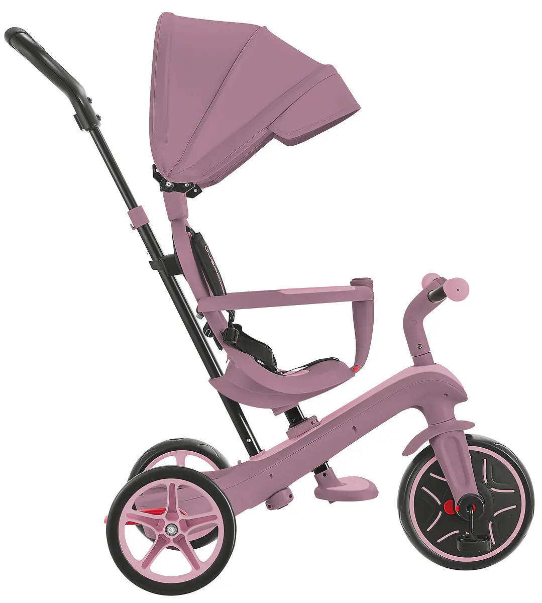 Globber Dreirad für Kinder Explorer Trike 4-in-1 Eco rosa