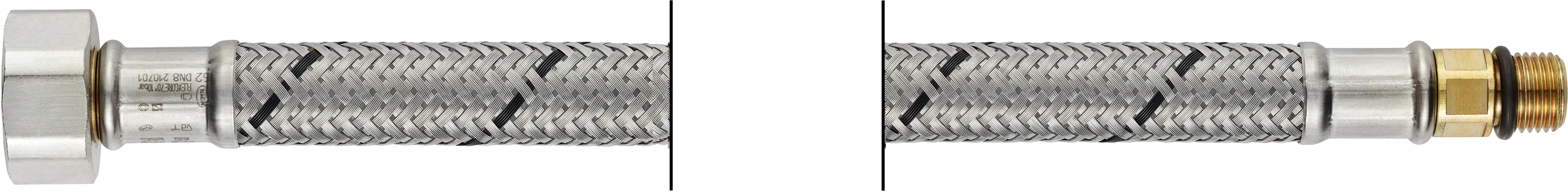 Flexo Anschlussschlauch IG 9,53 mm (3/8") x Aussengewinde M10, 35 cm