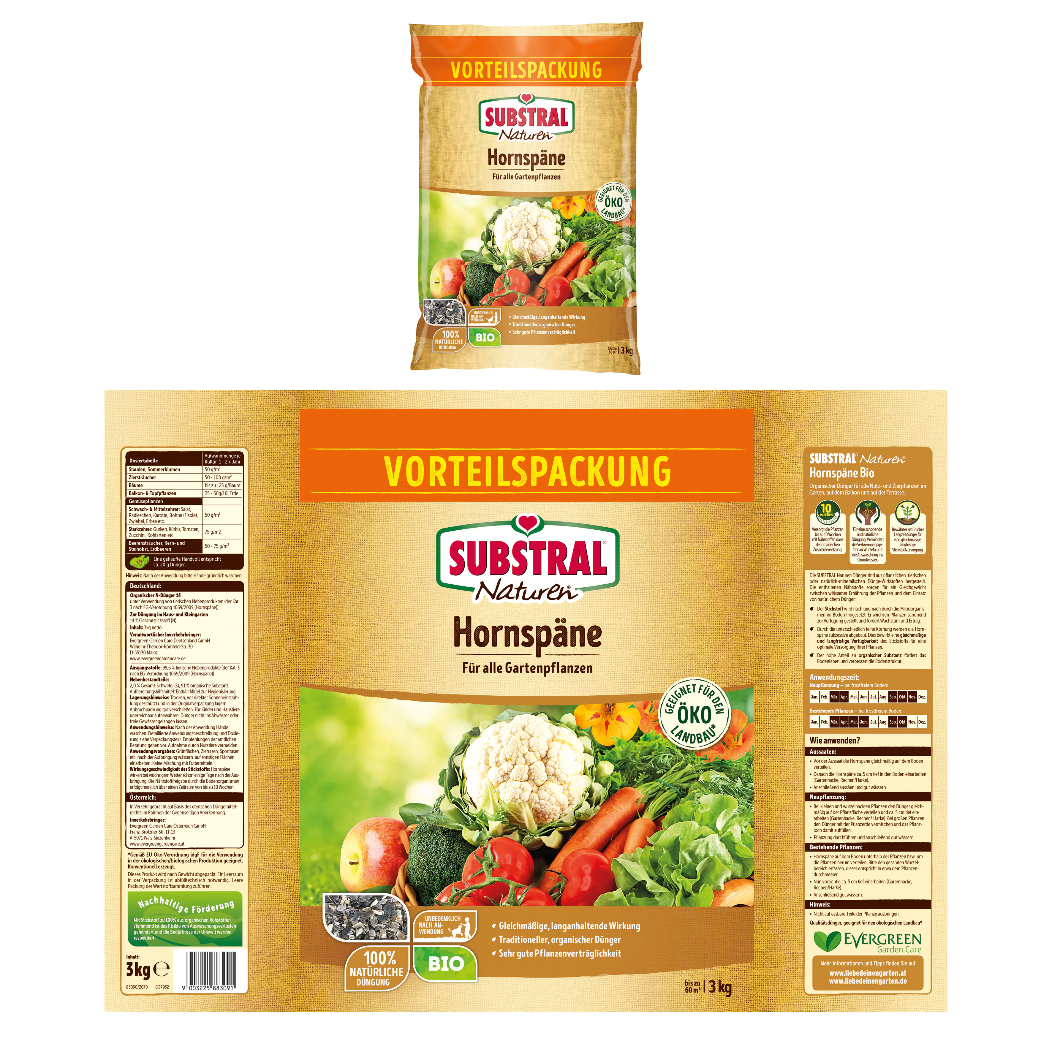 Substral Naturen Hornspäne 3 kg