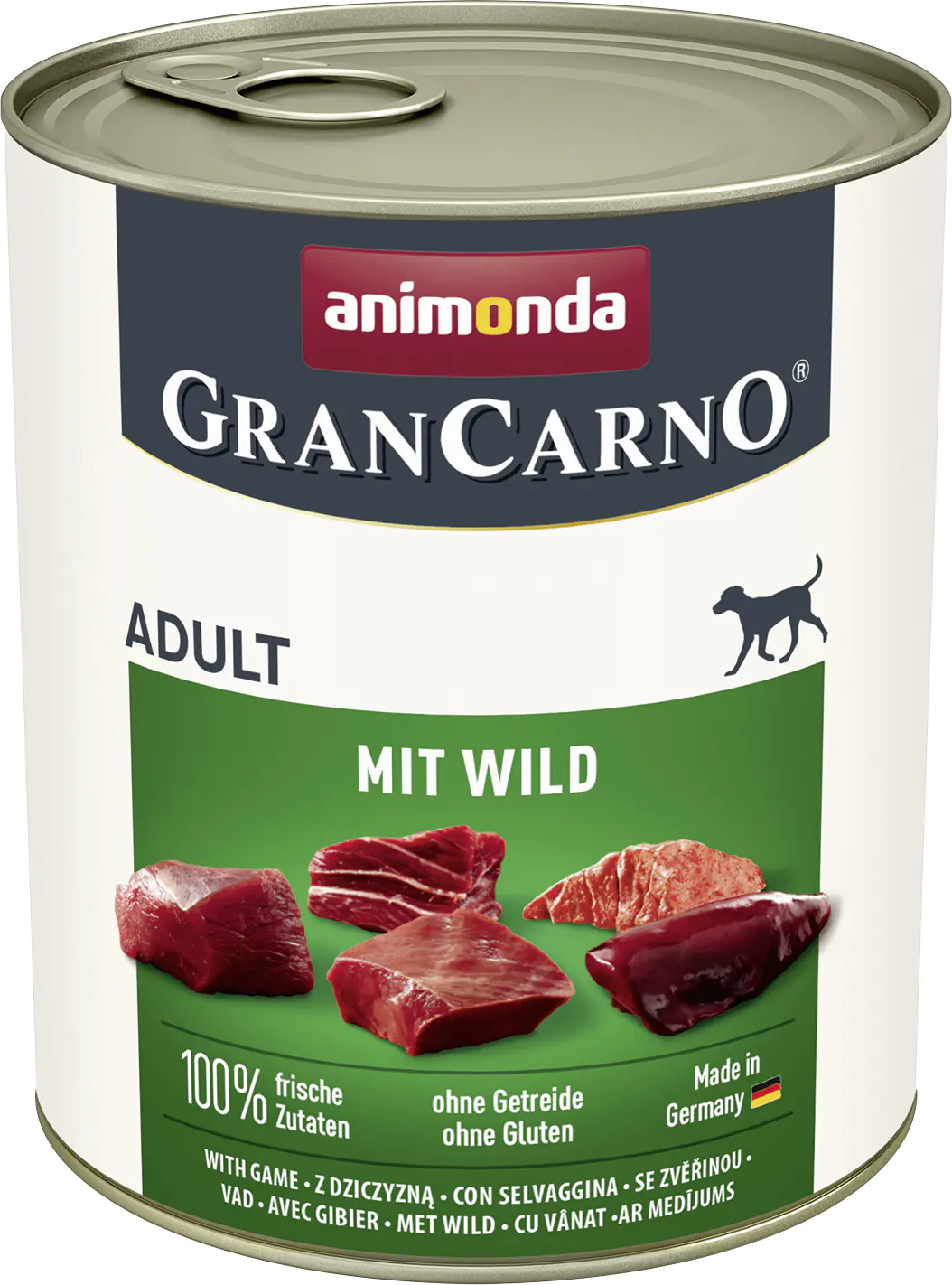 Animonda GranCarno Hundenassfutter Adult getreidefrei 800 g Wild