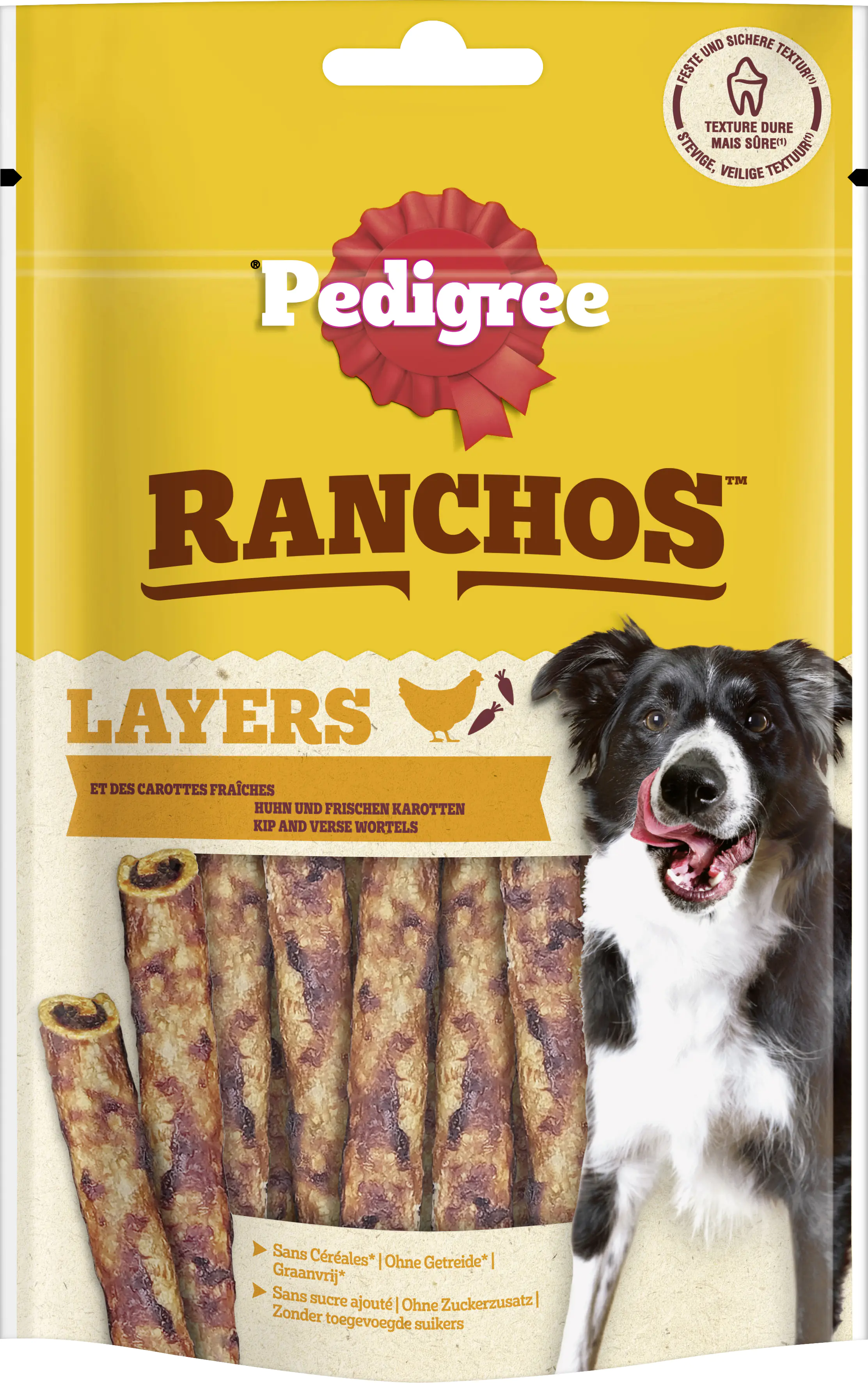 Pedigree Ranchos Hundeleckerli Layers mit Huhn 60 g