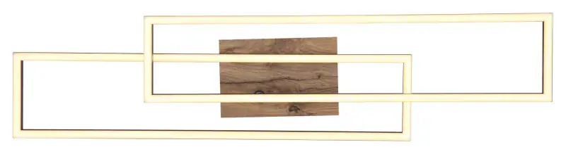 Globo Deckenleuchte Dakari 80 x 60 cm L x B schwarz warmweiß