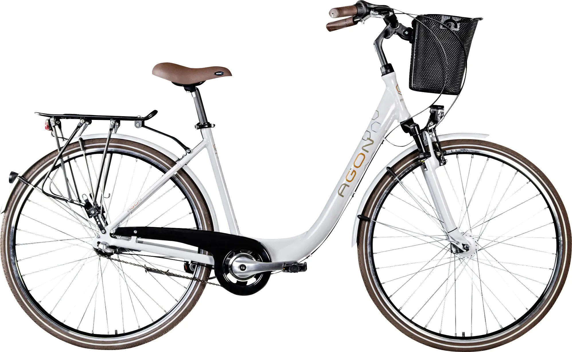 Agon Cityrad Life 28 Zoll RH 48cm 3-Gang weiß