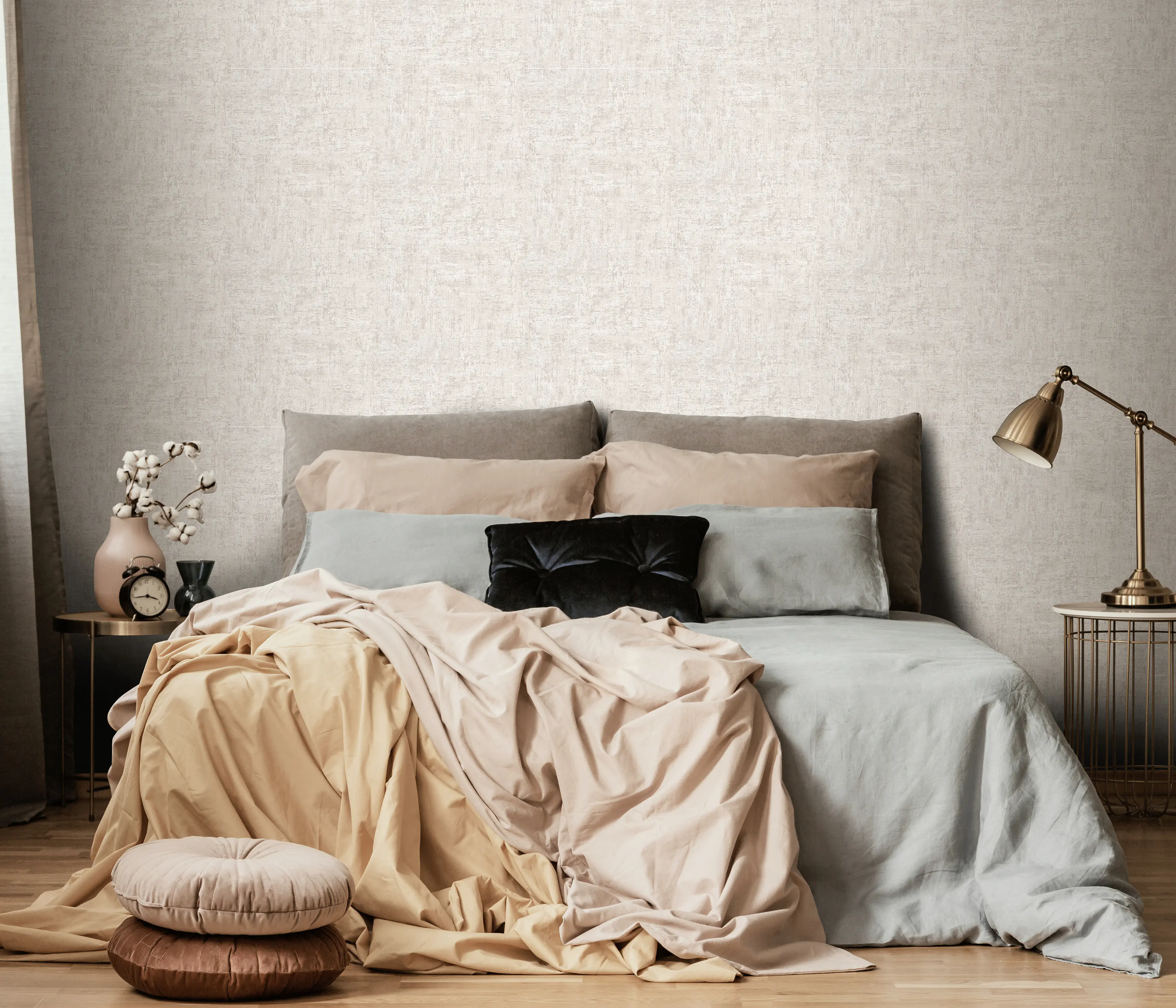 Erismann Vliestapete Uni beige 10,05 x 0,53 m