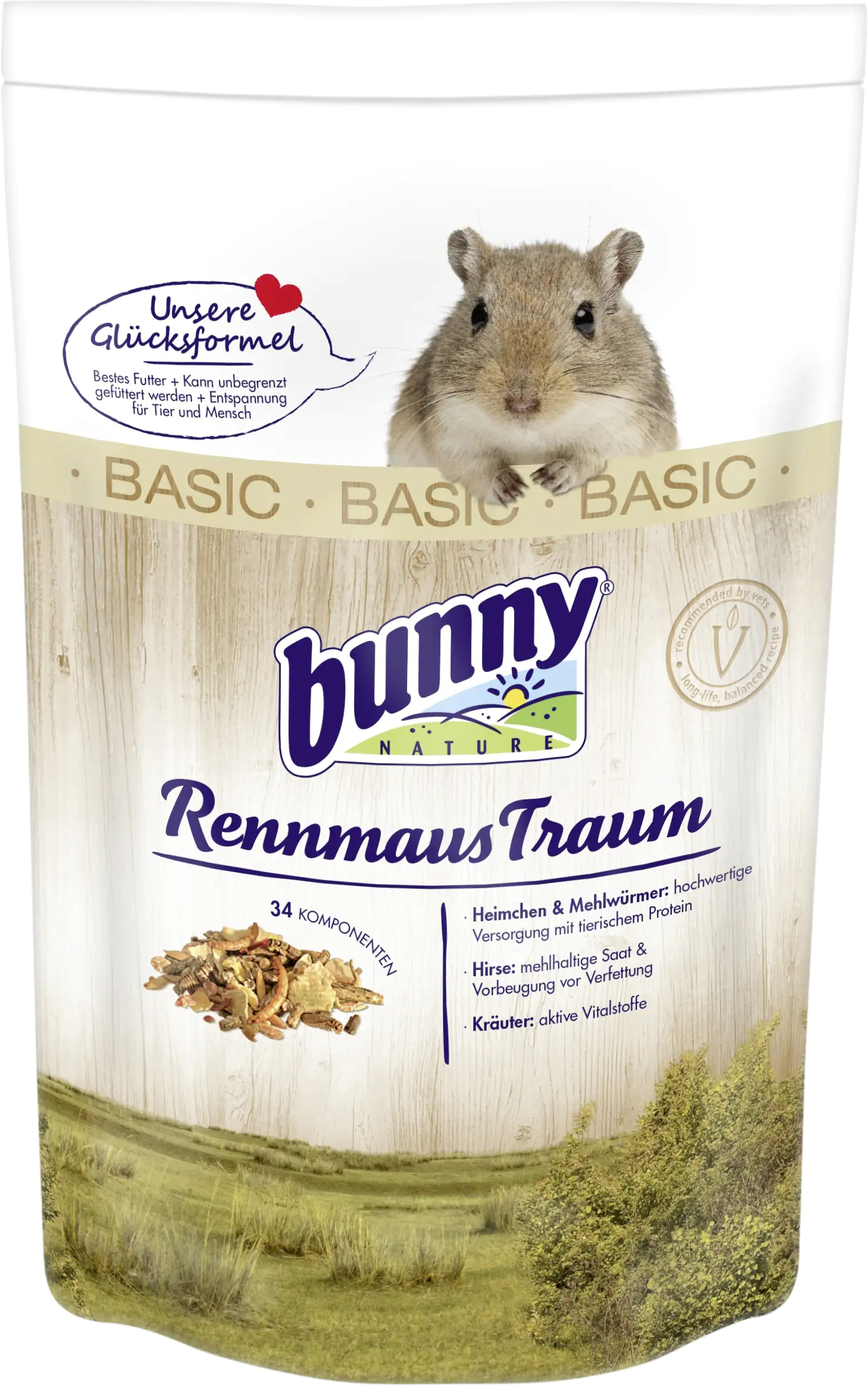 bunny RennmausTraum BASIC 600g für Rennmäuse bunny RennmausTraum BASIC 600g für Rennmäuse