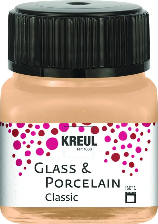 Kreul Glass & Porcelain Classic metallic-champagner 20 ml Kreul Glass & Porcelain Classic metallic-champagner 20 ml