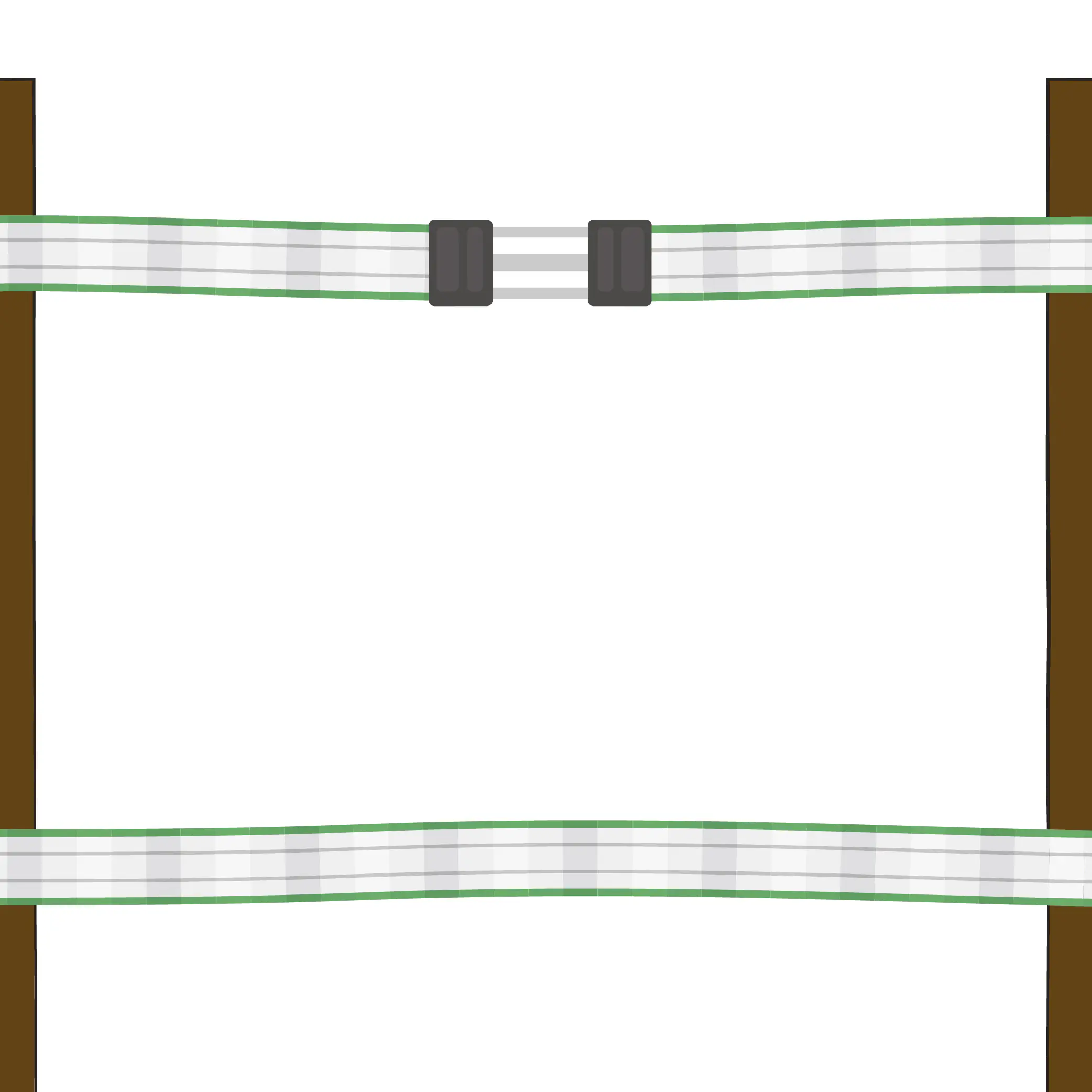 Kerbl Litzclip Bandverbinder 40mm Edelstahl 5 Stück