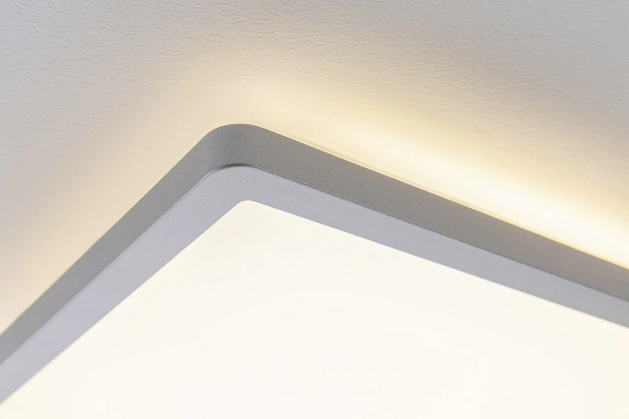 Paulmann LED Panel Atria Shine chrom-matt 19 x 19 cm warmweiß