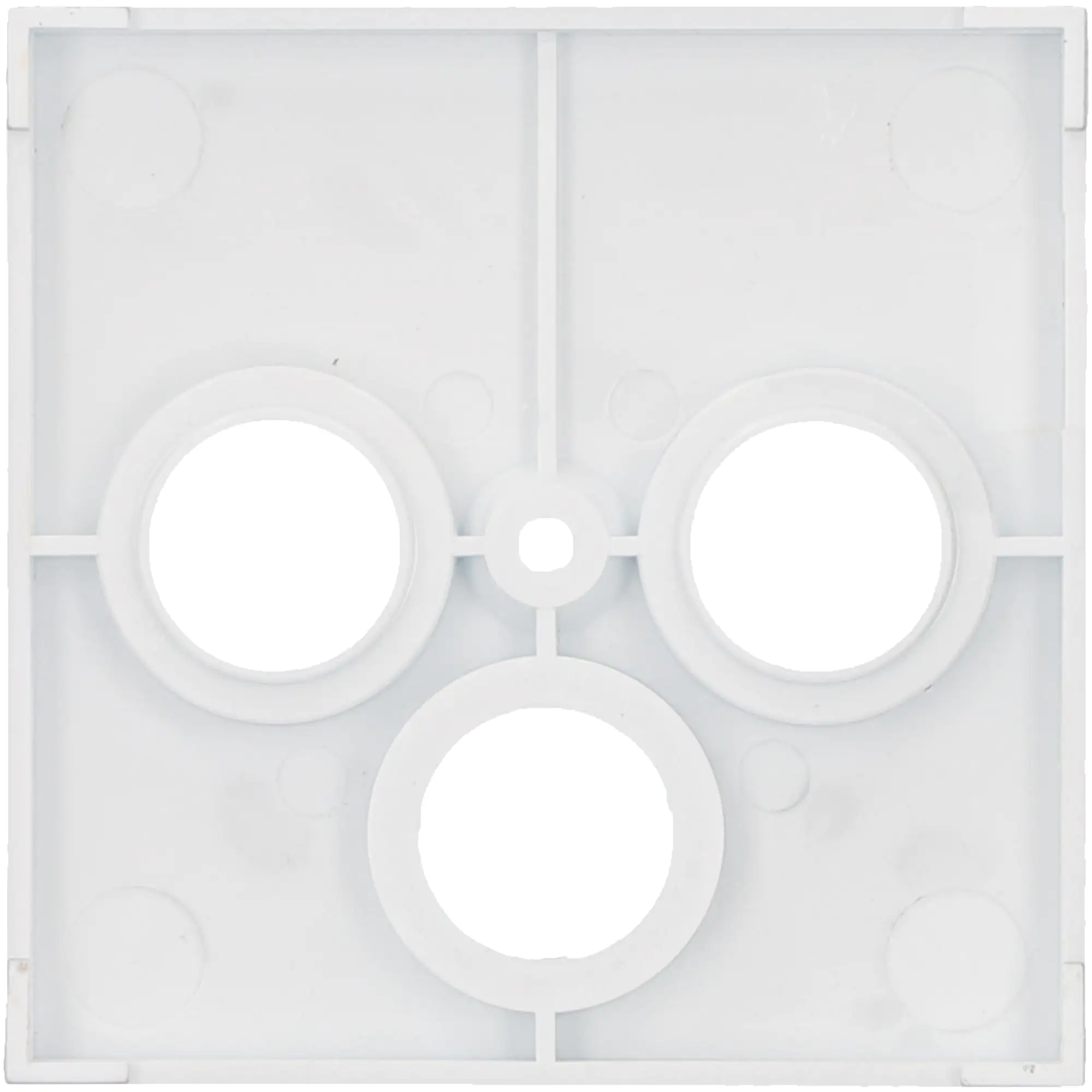 Unitec Abdeckung SAT-Antennendose Melbourne, silber