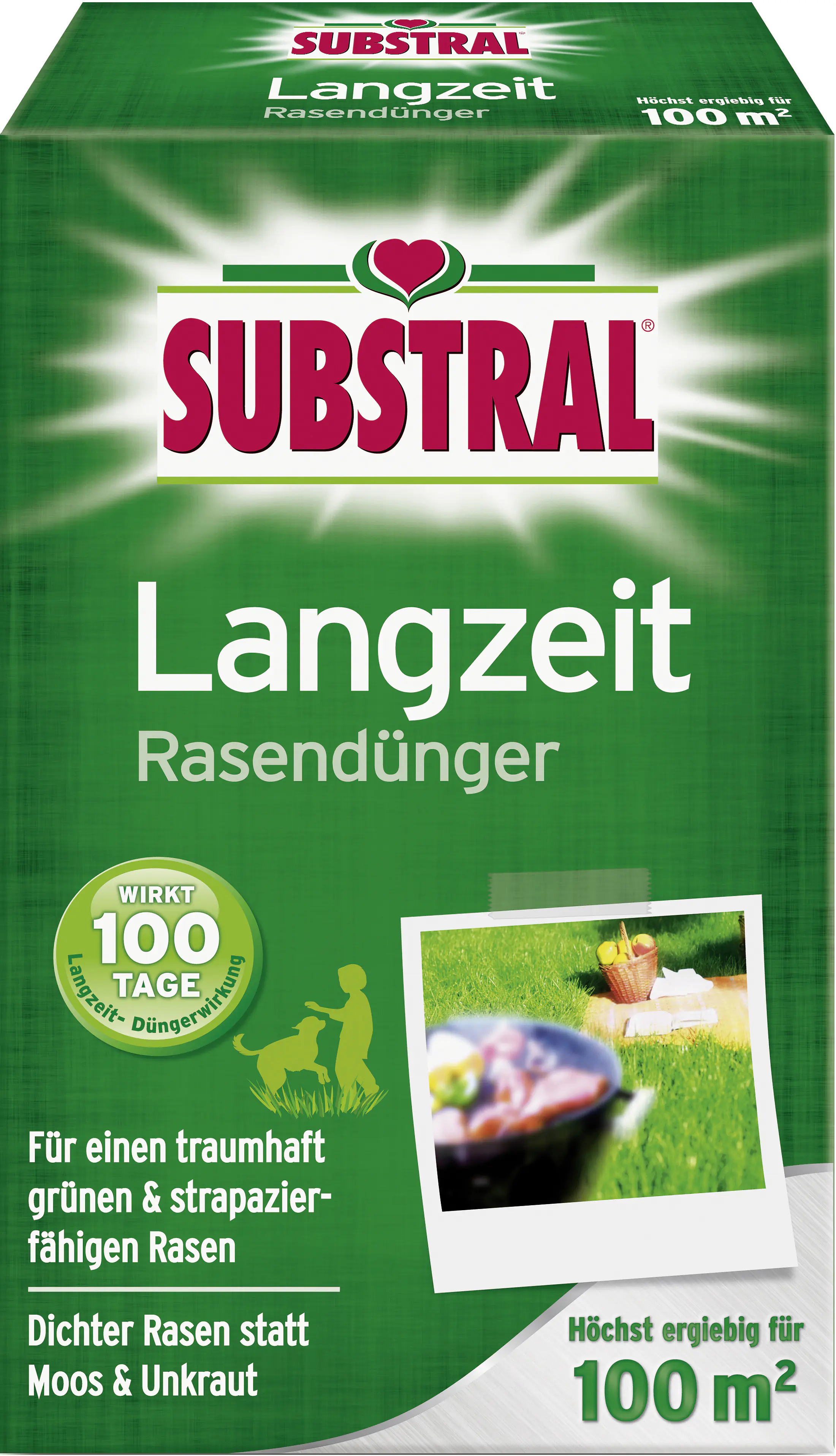 Substral Langzeit Rasendünger 100 m² 2 kg
