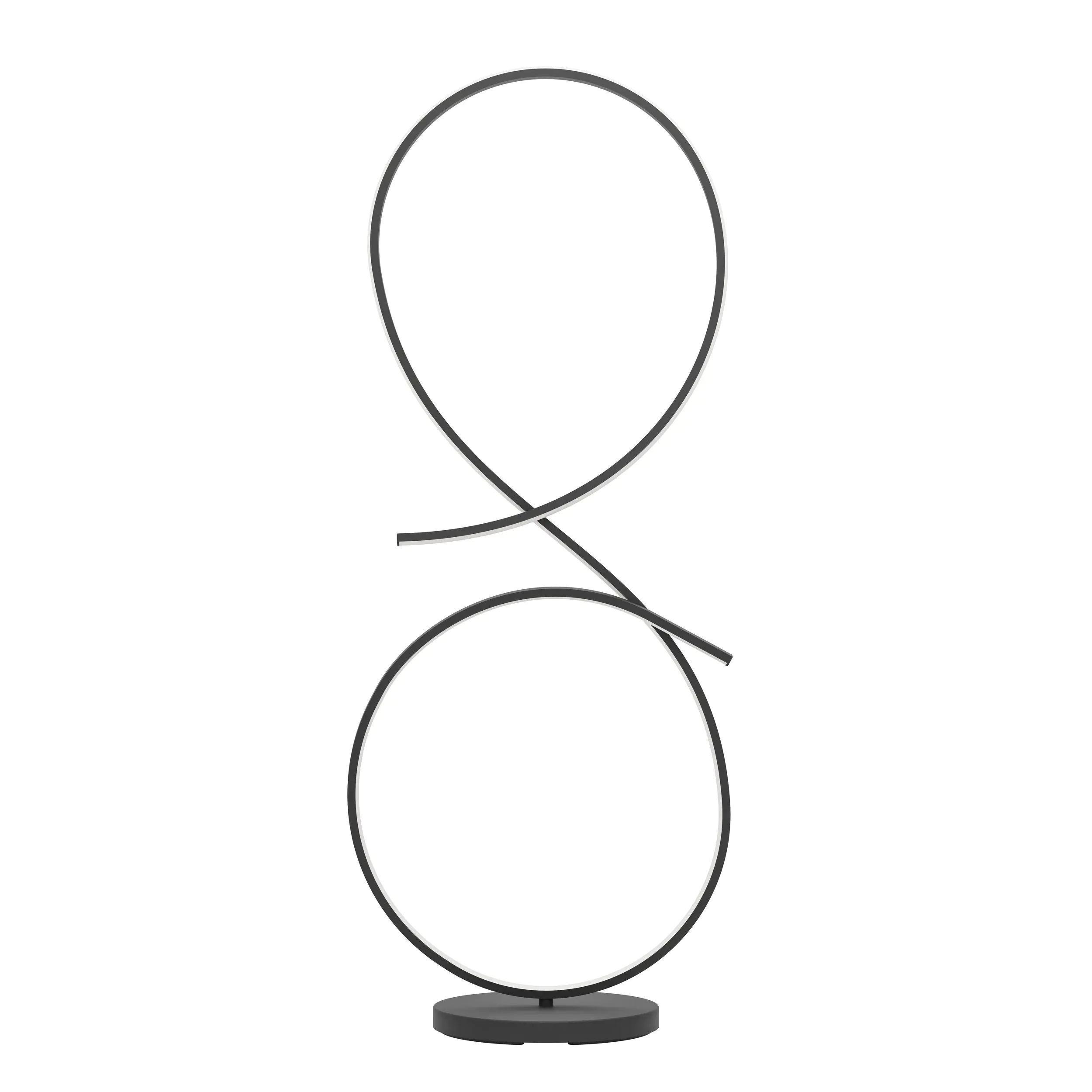 Eglo LED Stehleuchte Serpins schwarz 107 x 42,5 x 25 cm 