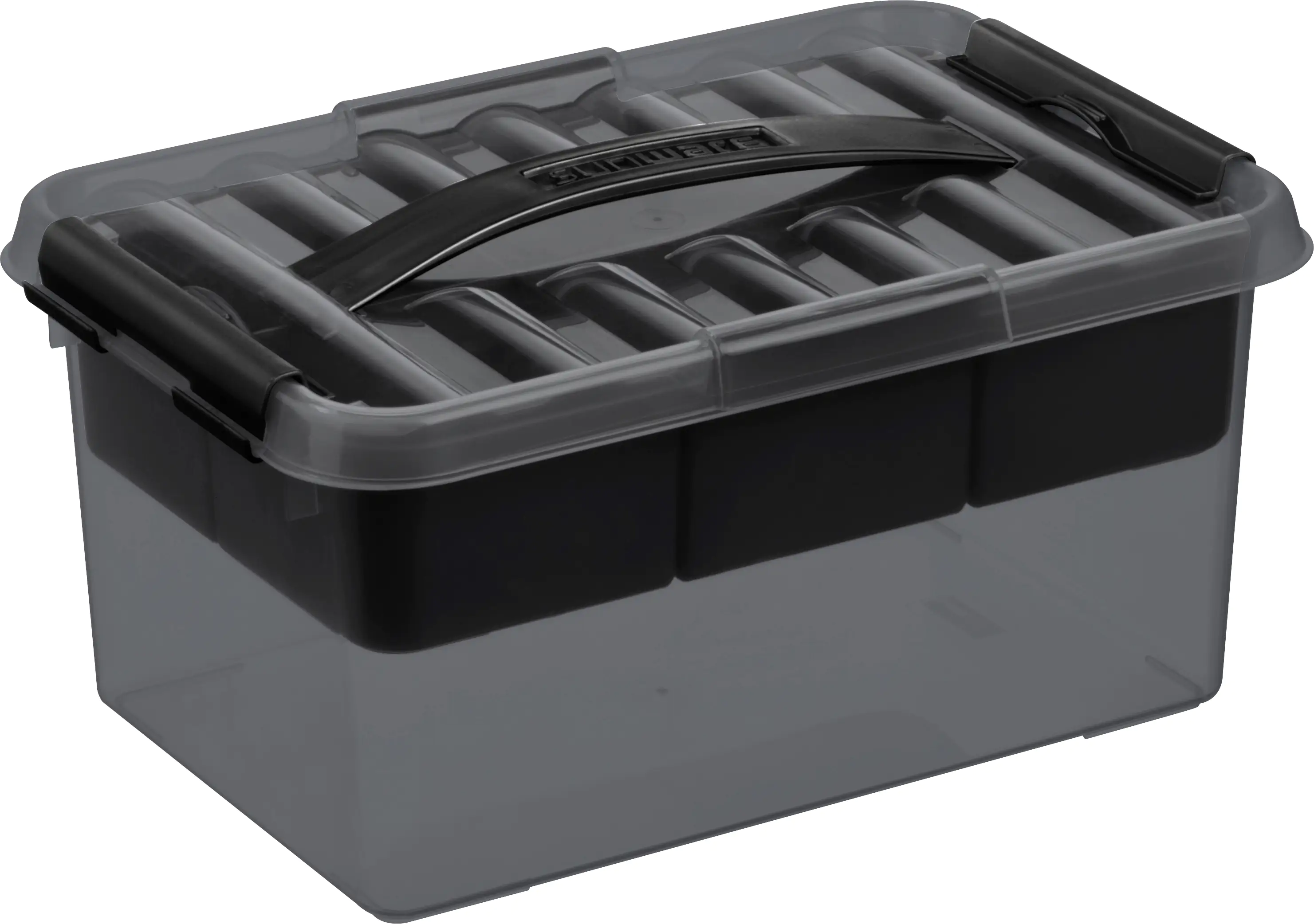 Sunware Aufbewahrungsbox Q-Line 6L rauchgrau 30 x 20 x 14 cm