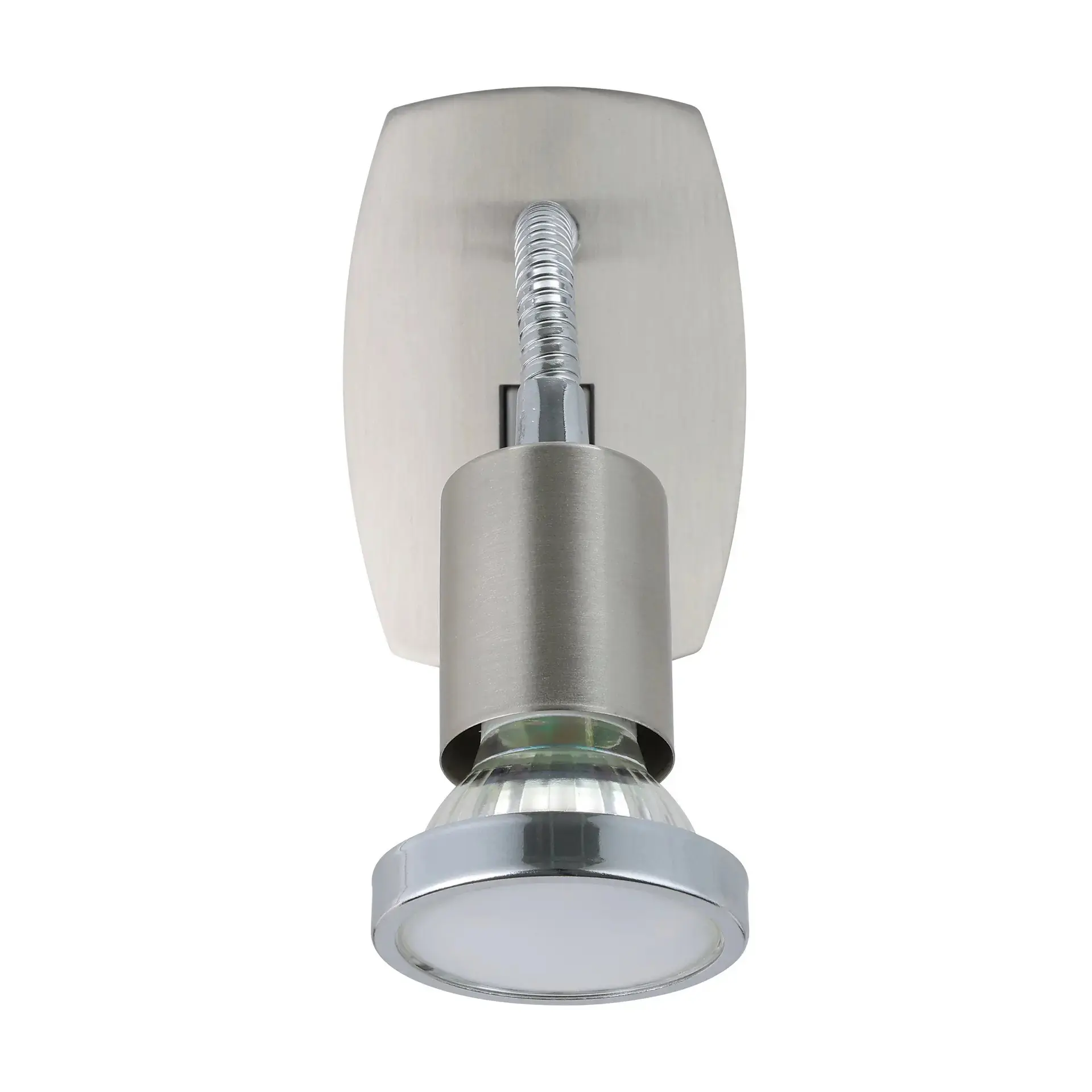 Eglo Steckerleuchte Mini 4 flexibel GU10  2,8 W nickel-matt warmweiß