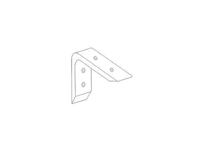 Dolle Konsole Thor 140 x 100 x 30 mm, Schichtholz weiß