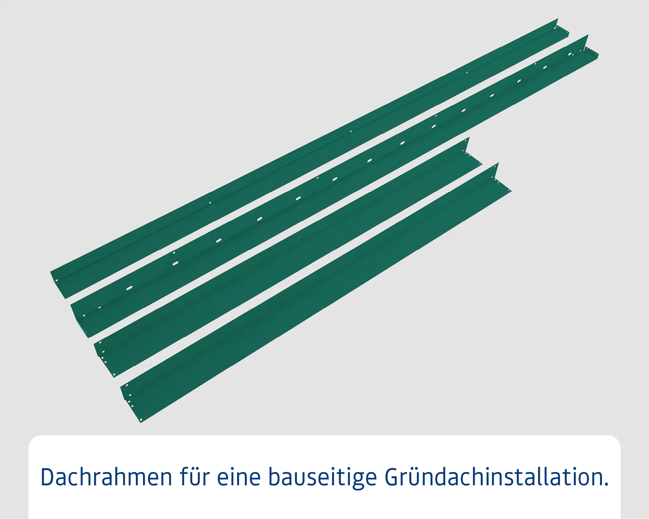 EcoStar Dachrahmen für Gründach Pultdach Typ 2 grün EcoStar Dachrahmen für Gründach Pultdach Typ 2 grün