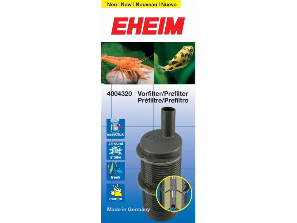 Eheim Vorfilter rundum-Ansaugung für eine schonende Filterung