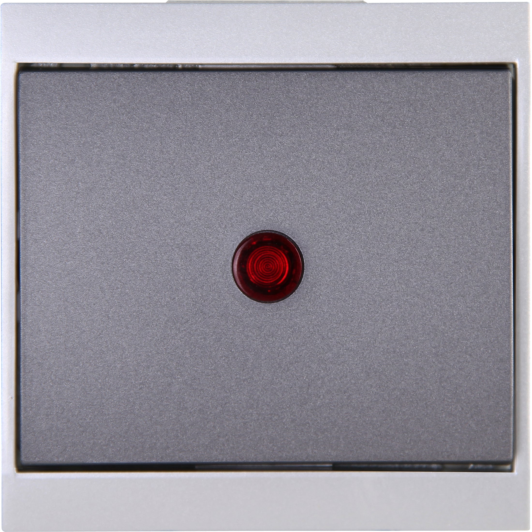 Kopp Kontrollschalter beleuchtet MALTA silber-anthrazit, 621665084