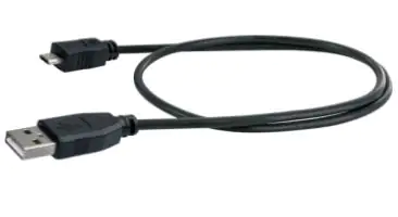 Schwaiger Micro USB Sync & Ladekabel 1 m, schwarz