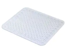 Wenko Abtropfmatte Kristall transparent, 41 x 0,4 x 35 cm