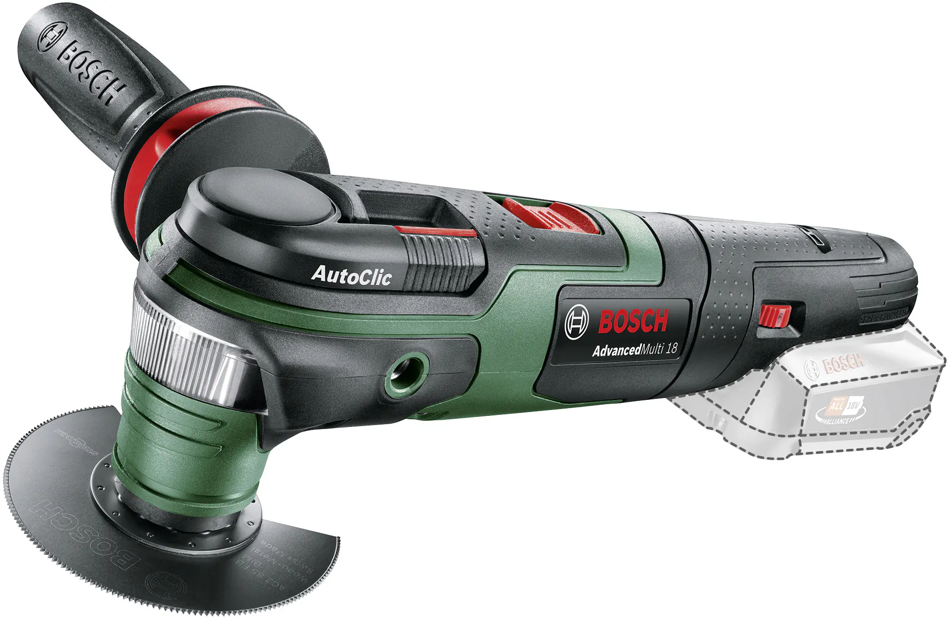 Bosch Akku-Multifunktionswerkzeug AdvancedMulti 18V inkl. Akku Bosch Akku-Multifunktionswerkzeug AdvancedMulti 18V inkl. Akku