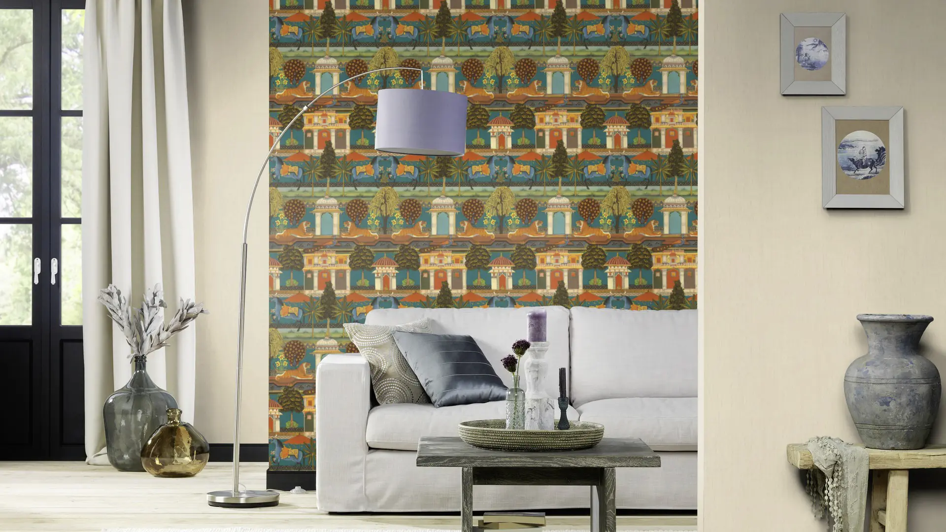 Rasch Vliestapete 746211 Grün-Hellgrün Muster & Motive 10,05 m x 0,53 m