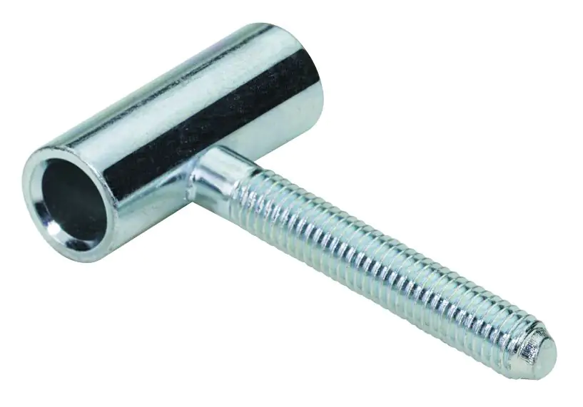 Hettich Türbandoberteil Stahl, verzinkt, Ø15 mm, 1 Stück