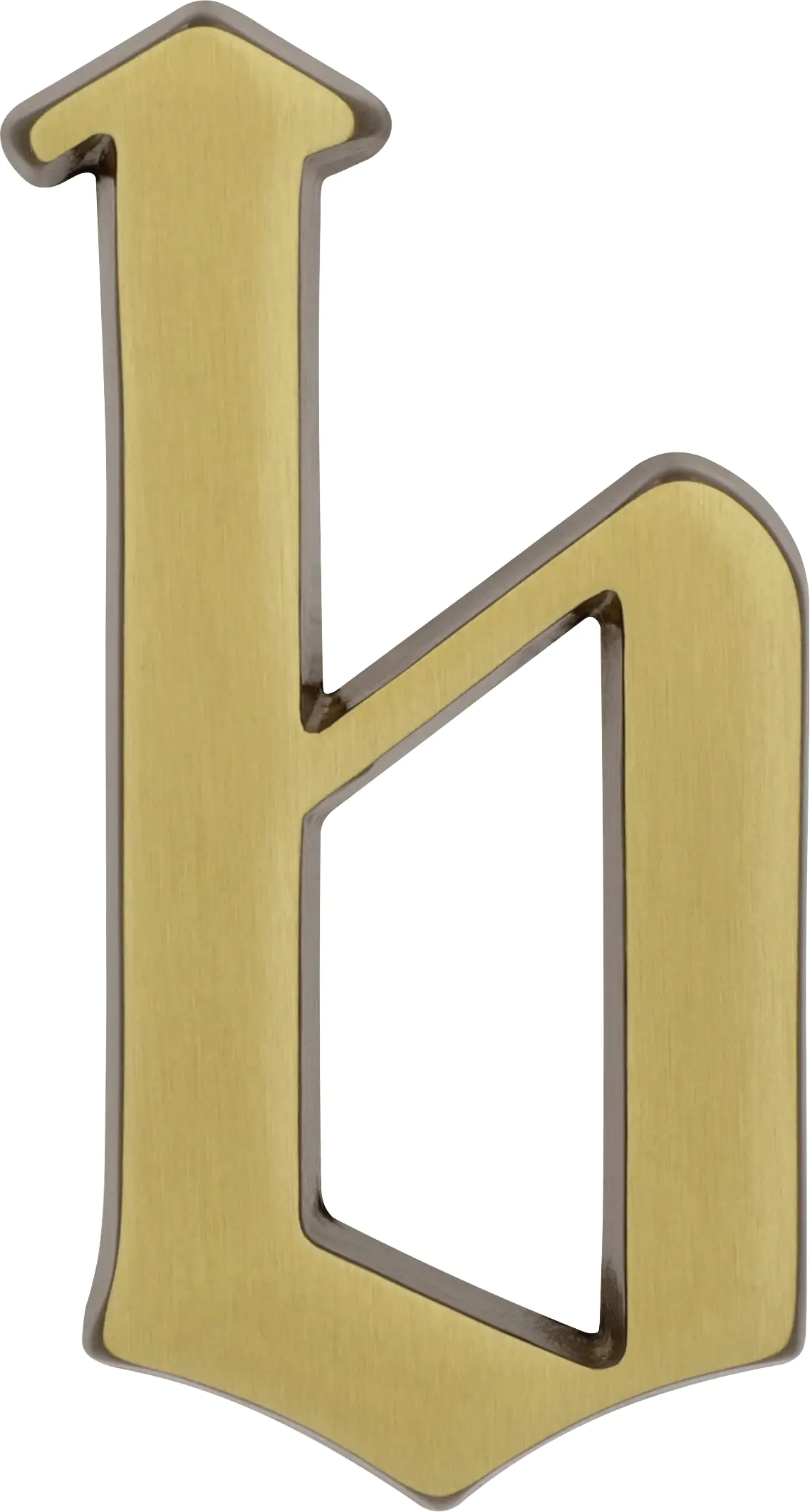 Alpertec Hausnummer Buchstabe B Bronze Alpertec Hausnummer Buchstabe B Bronze