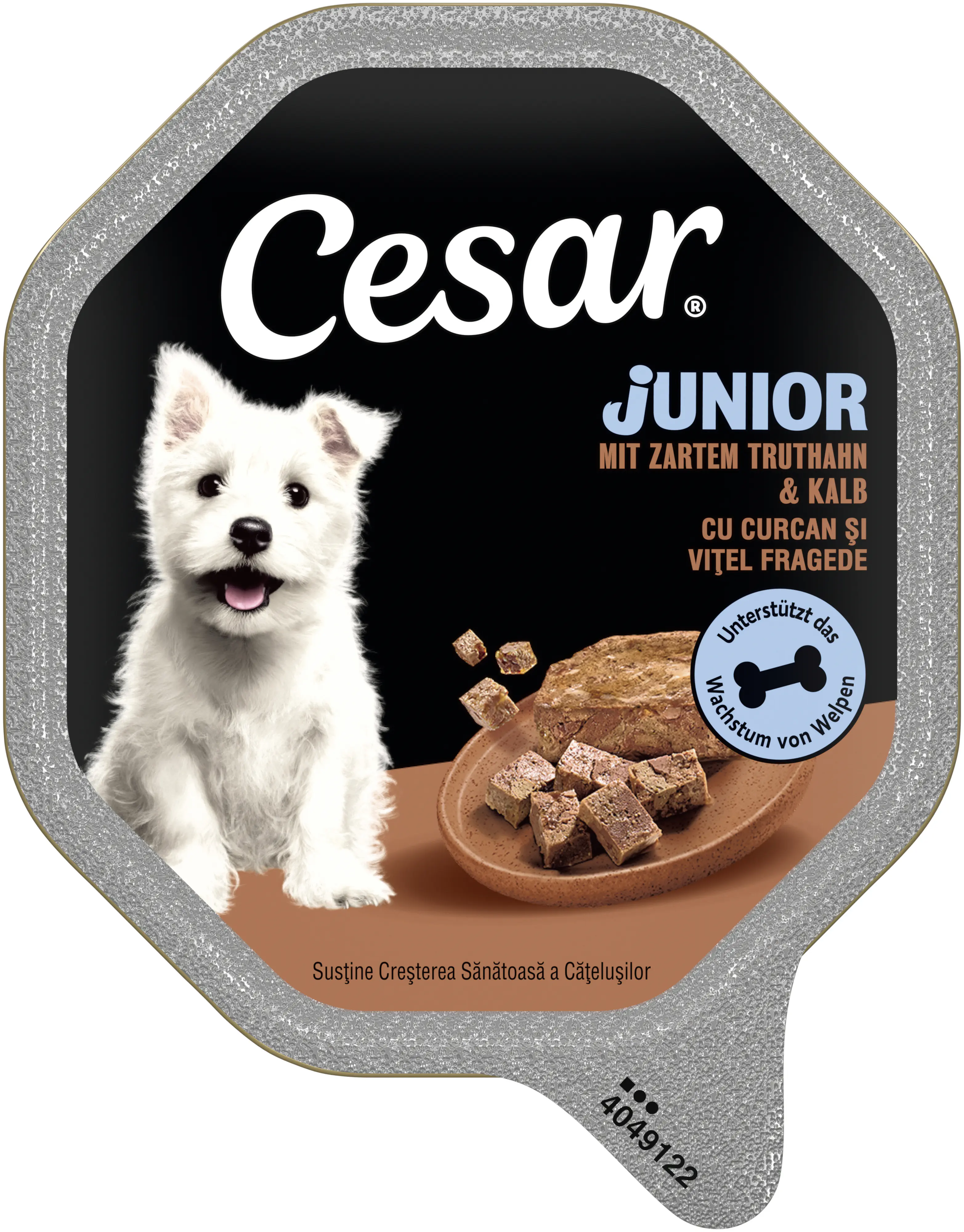 Cesar Hundenassfutter Junior 150 g Truthahn & Kalb