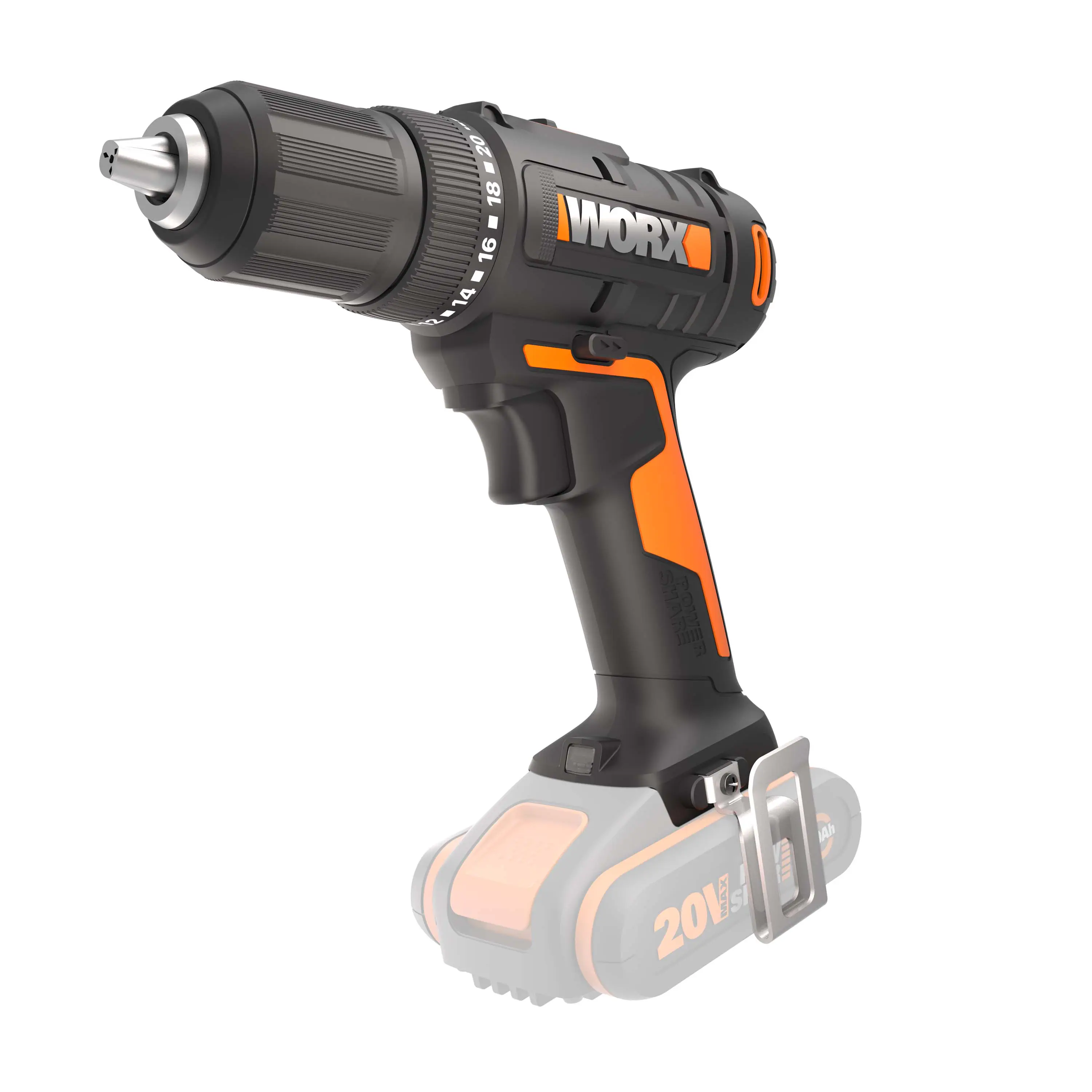 Worx Akku-Bohrschrauber WX108.9 20 V Solo
