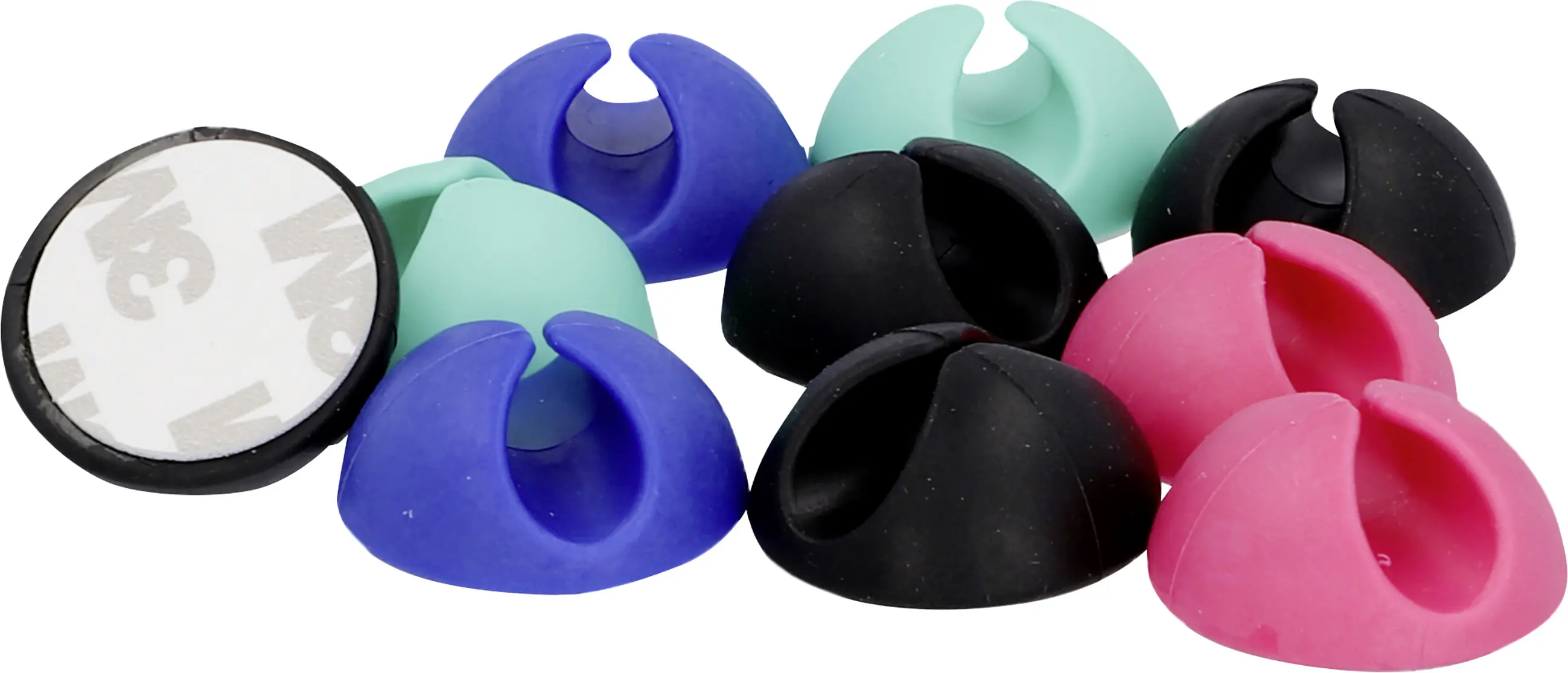 Kabelhalter bunt 10 Stück bunt