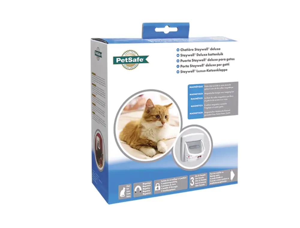 Nobby Katzentür Staywell PetSafe weiß, 24,1 x 25,2 cm